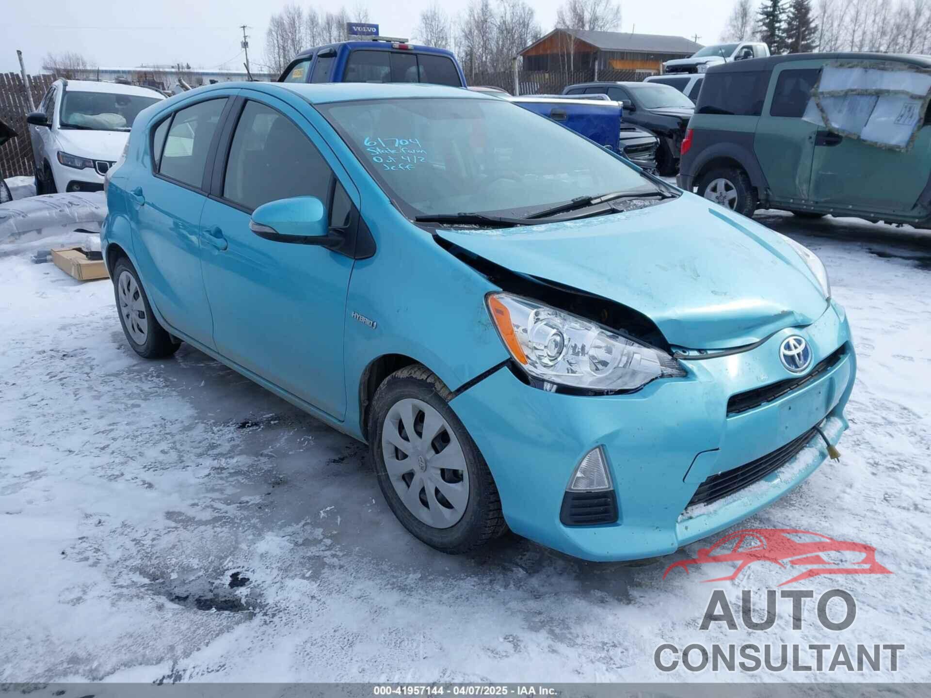 TOYOTA PRIUS C 2014 - JTDKDTB3XE1061704