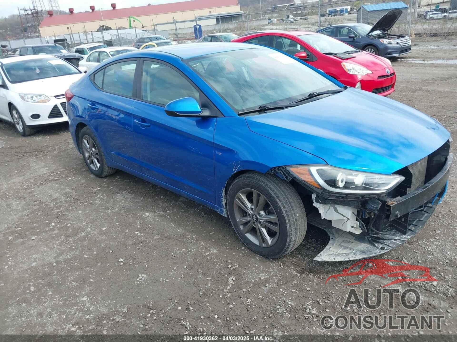 HYUNDAI ELANTRA 2017 - KMHD84LFXHU064287