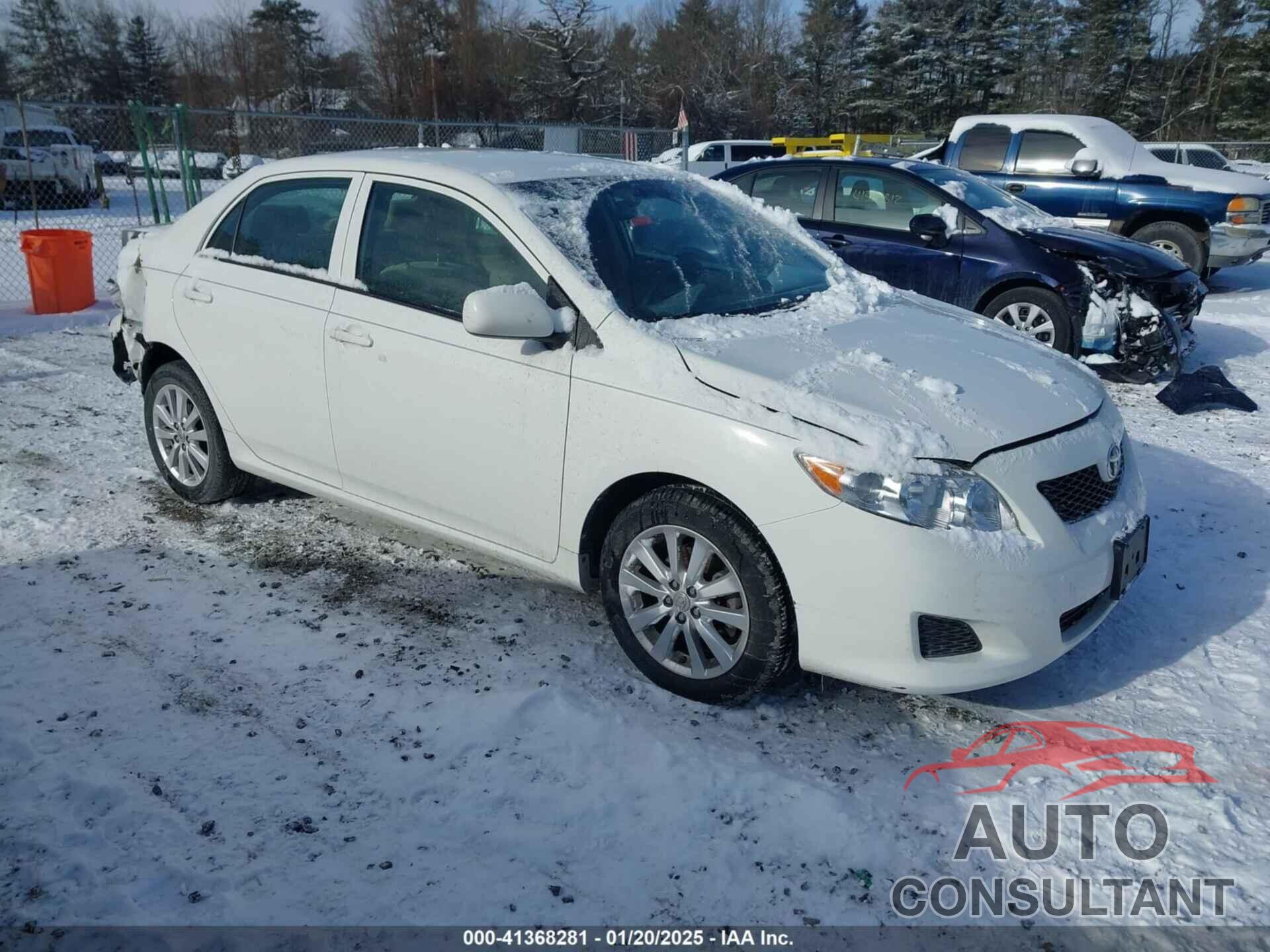 TOYOTA COROLLA 2009 - JTDBL40E89J043723