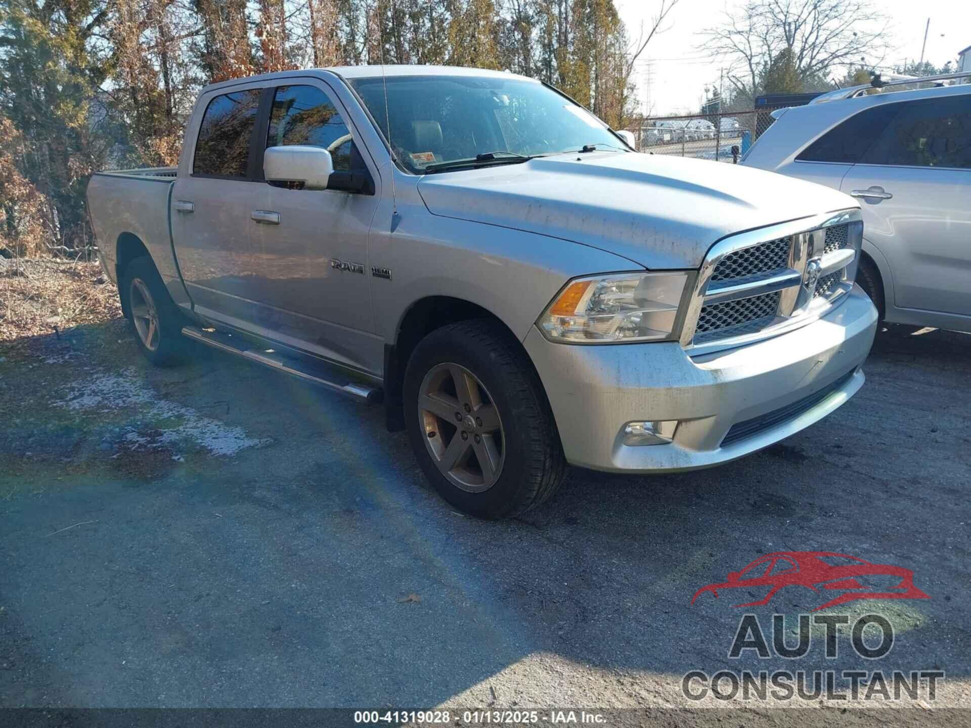 DODGE RAM 1500 2009 - 1D3HV13TX9S711486