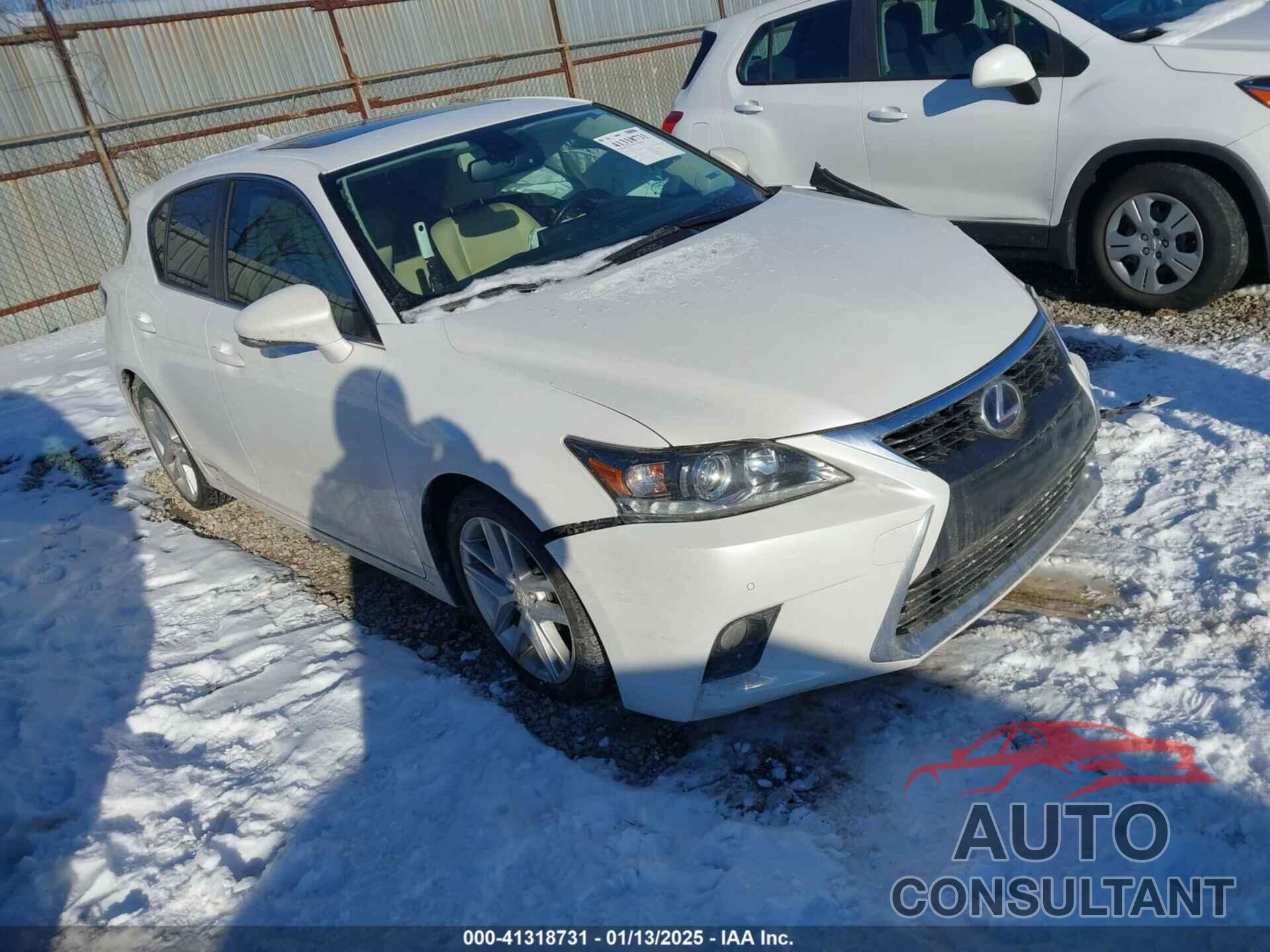LEXUS CT 200H 2017 - JTHKD5BH9H2292758