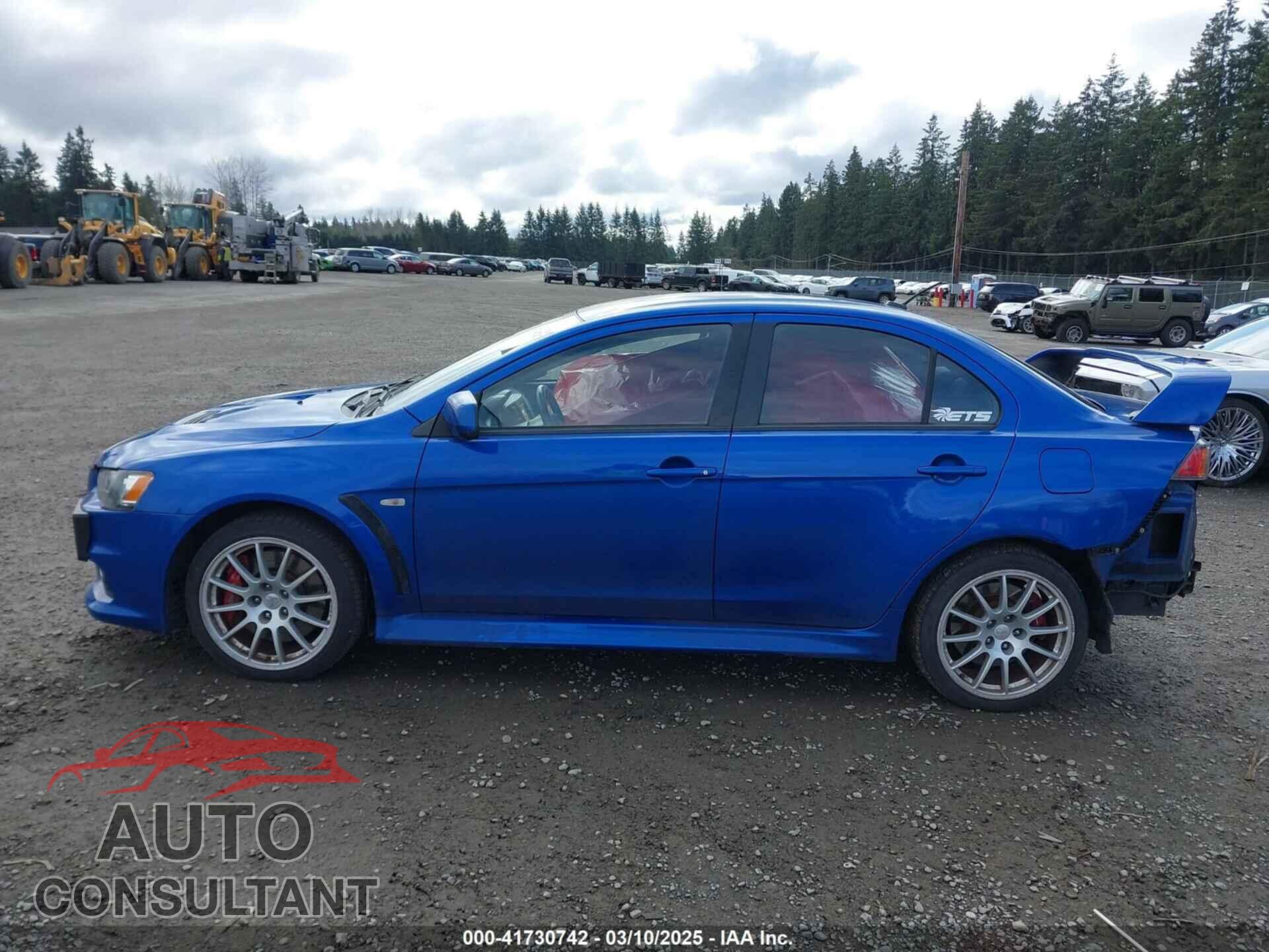 MITSUBISHI LANCER EVOLUTION 2015 - JA32W8FV4FU012578