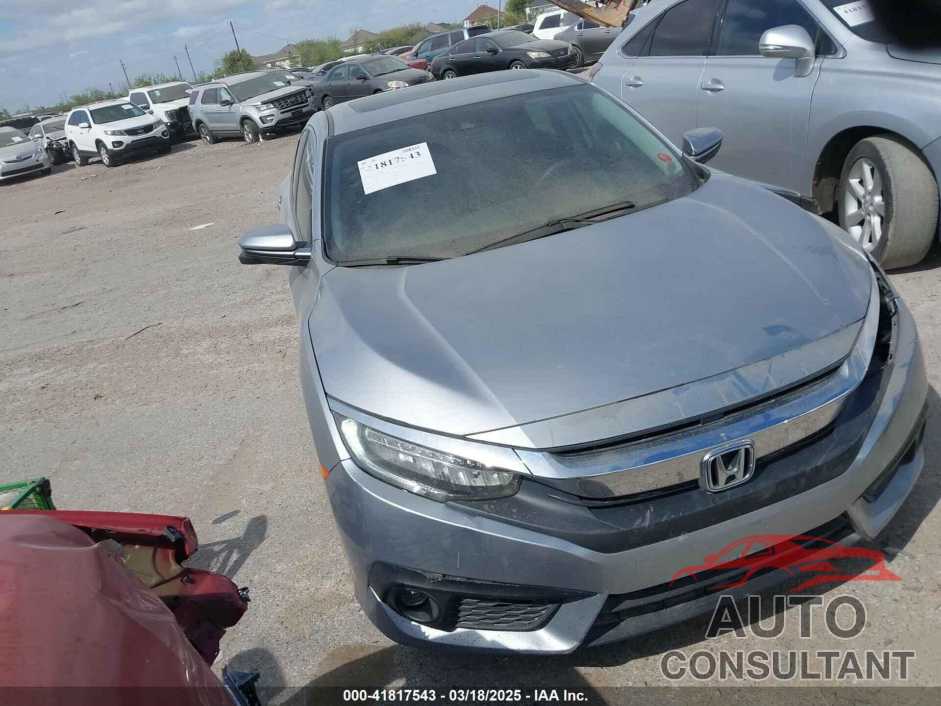 HONDA CIVIC 2018 - JHMFC1F98JX036989