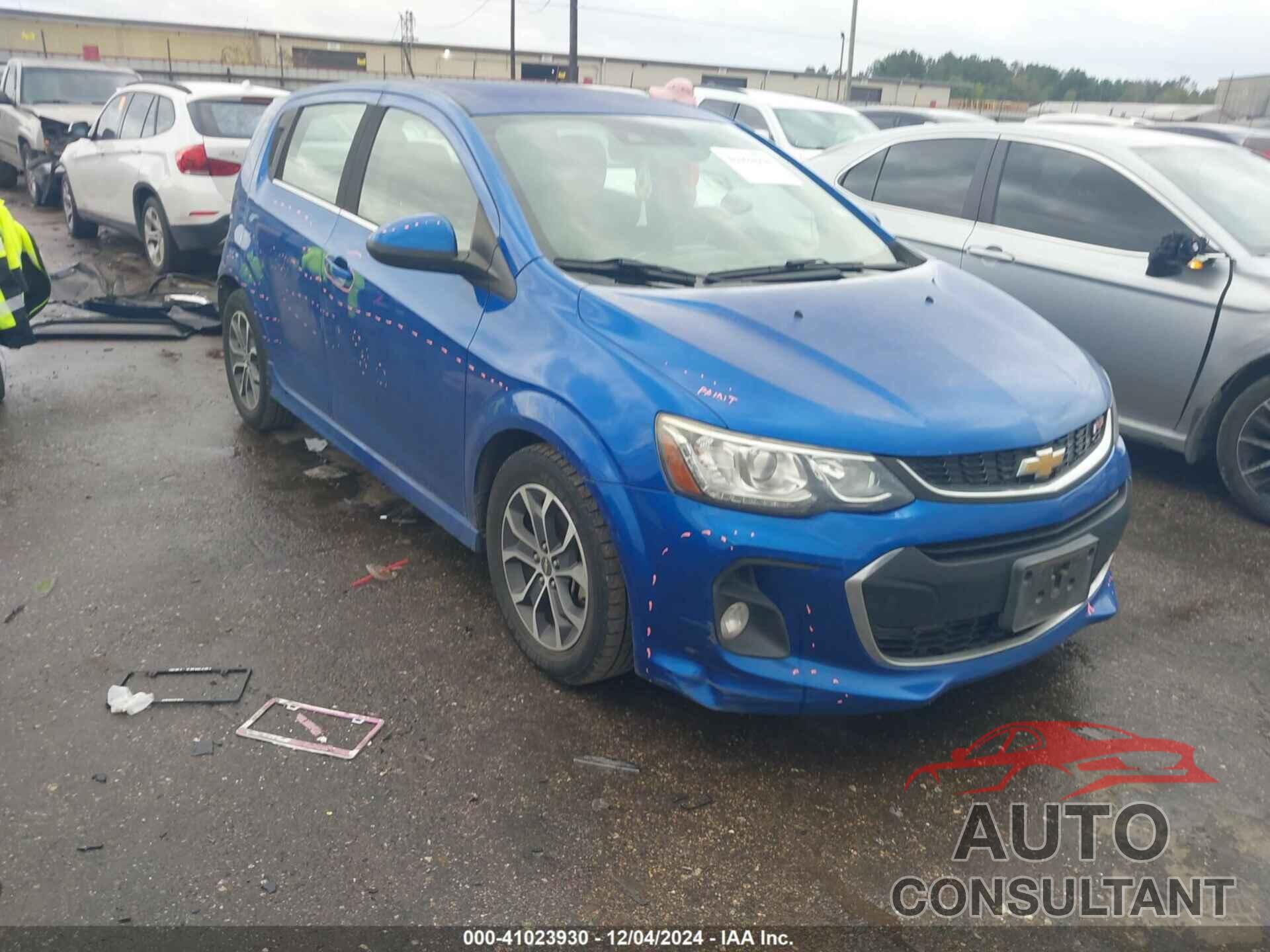 CHEVROLET SONIC 2017 - 1G1JD6SH6H4174067