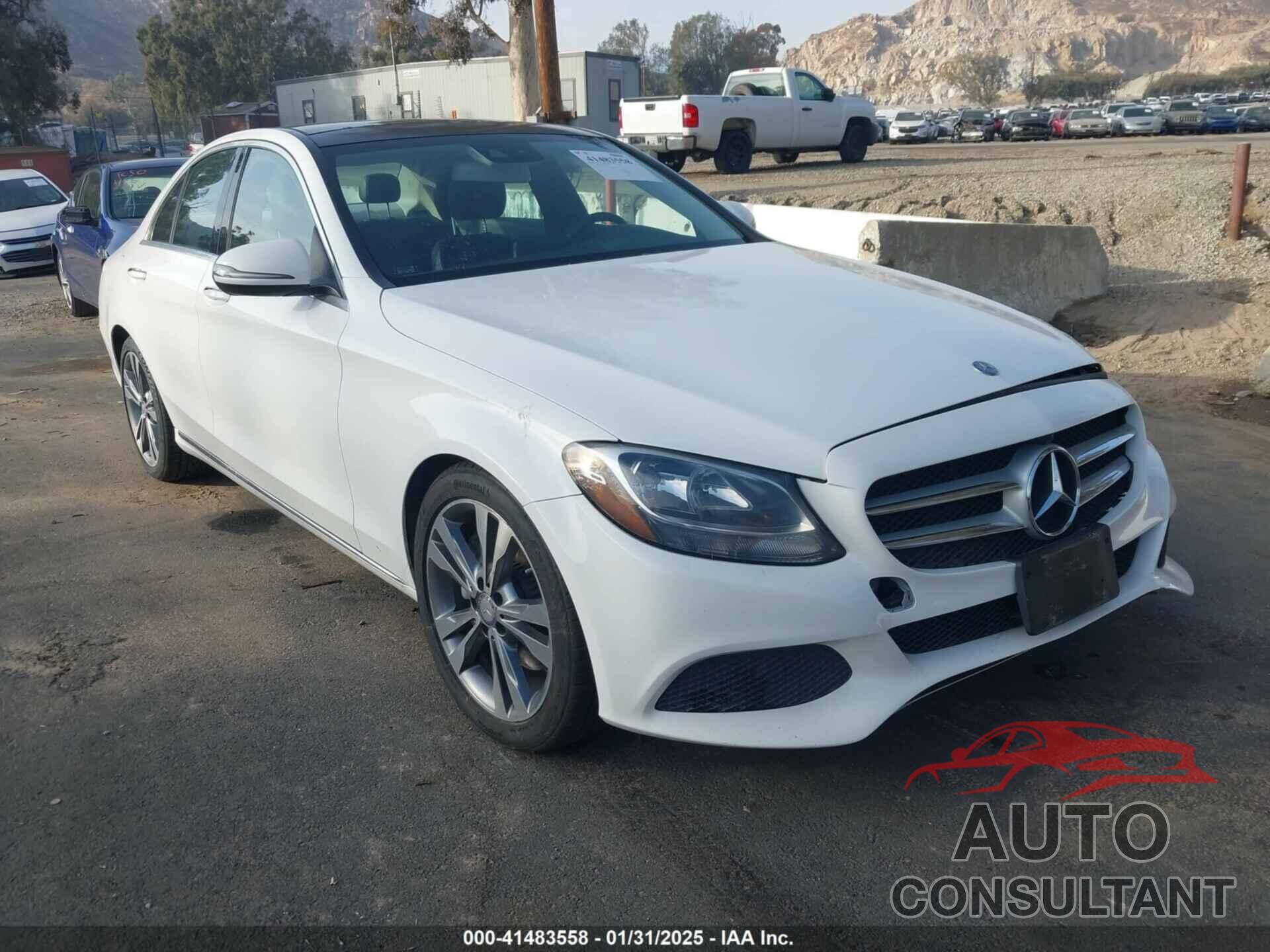 MERCEDES-BENZ C 300 2016 - 55SWF4JB7GU144400