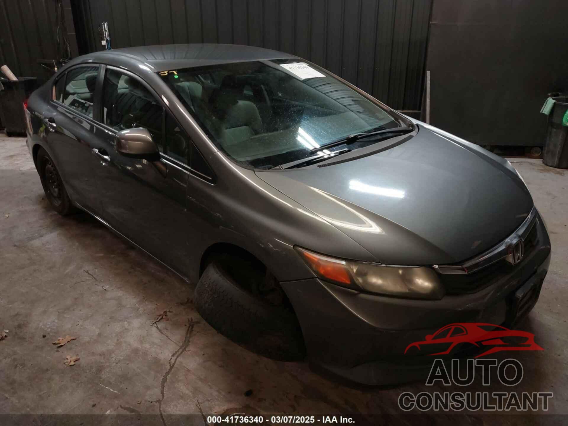 HONDA CIVIC 2012 - 19XFB2F52CE388542