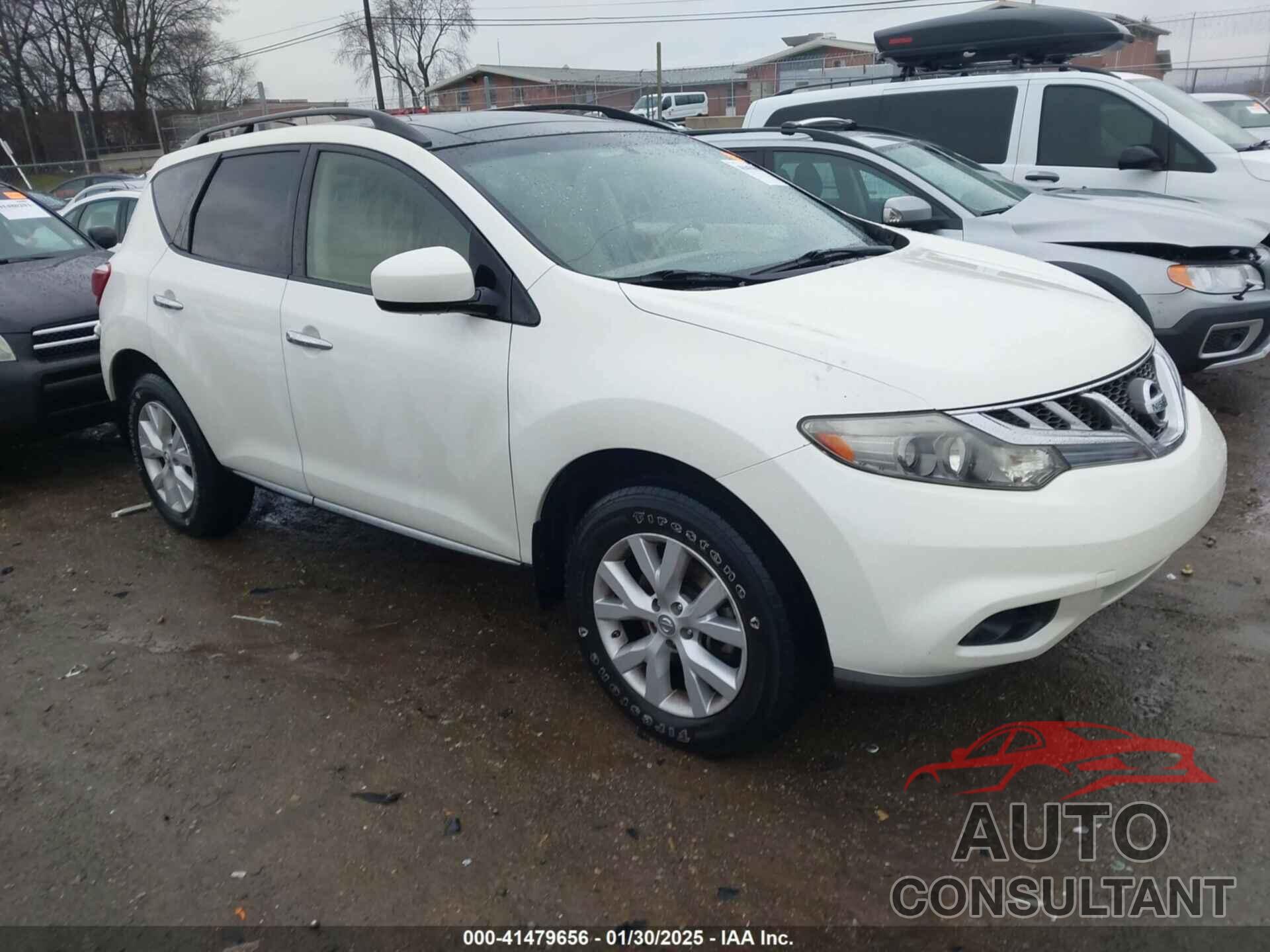 NISSAN MURANO 2012 - JN8AZ1MU2CW119929