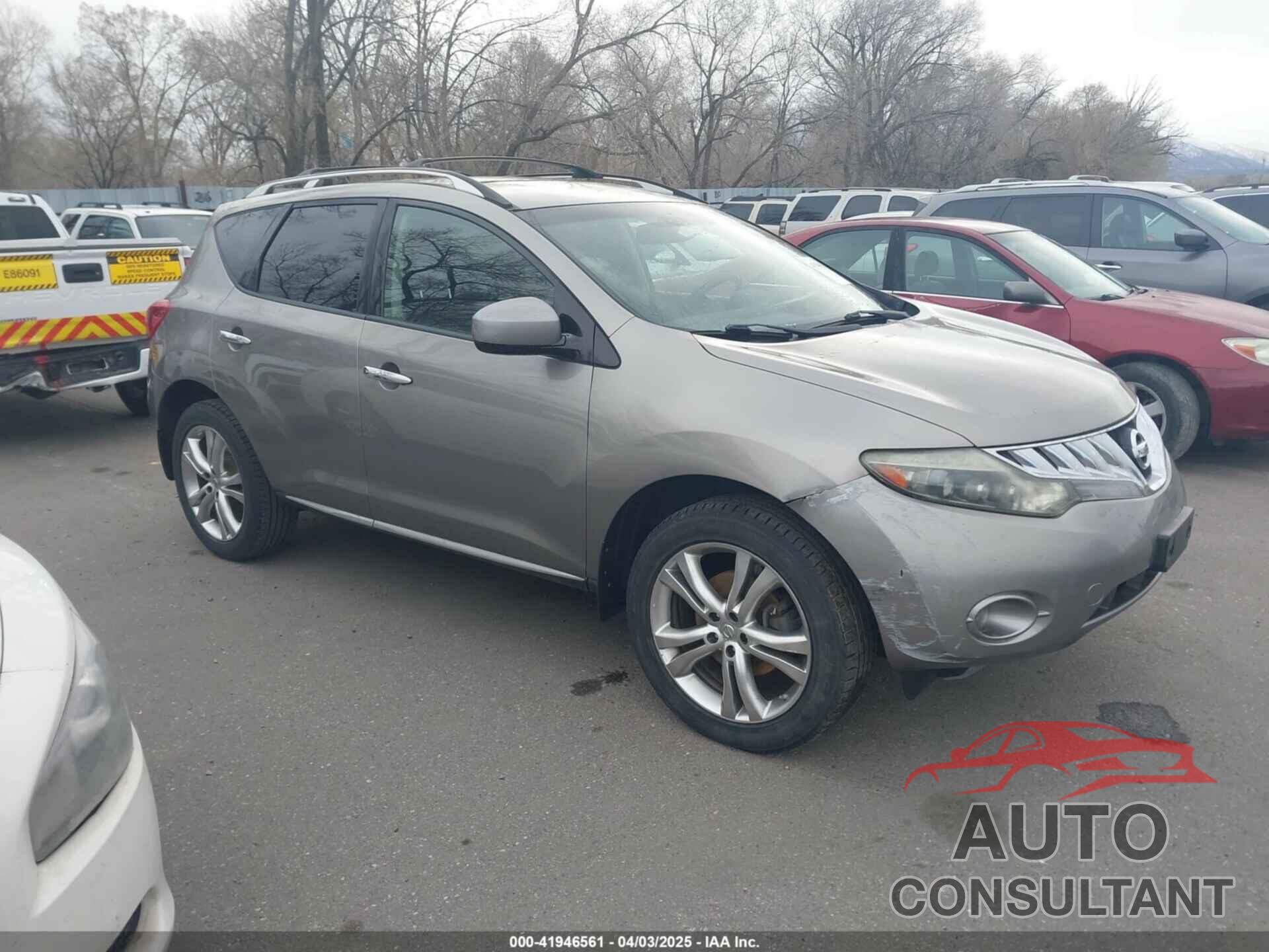 NISSAN MURANO 2009 - JN8AZ18W39W125436