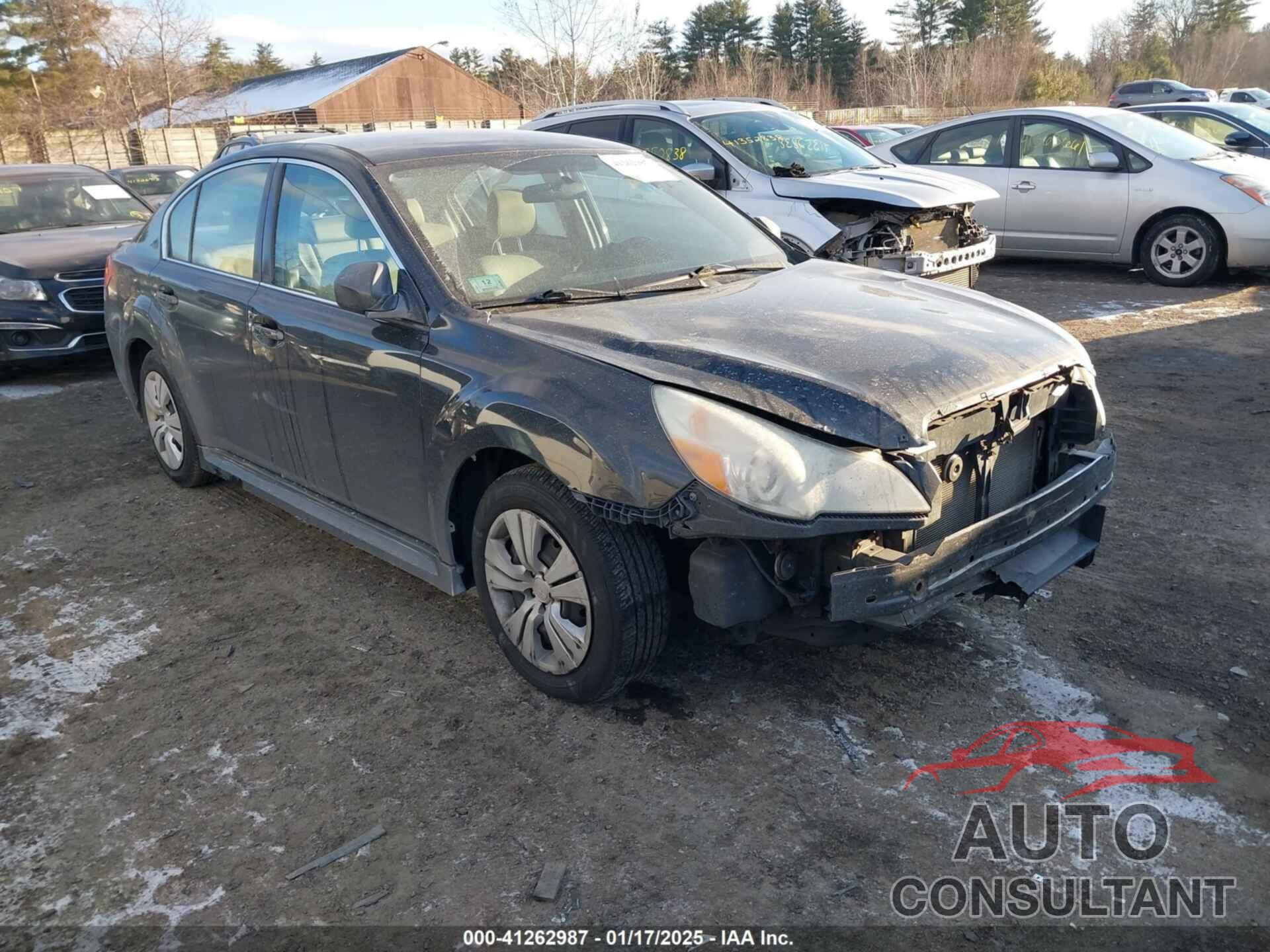 SUBARU LEGACY 2011 - 4S3BMAA60B1250440