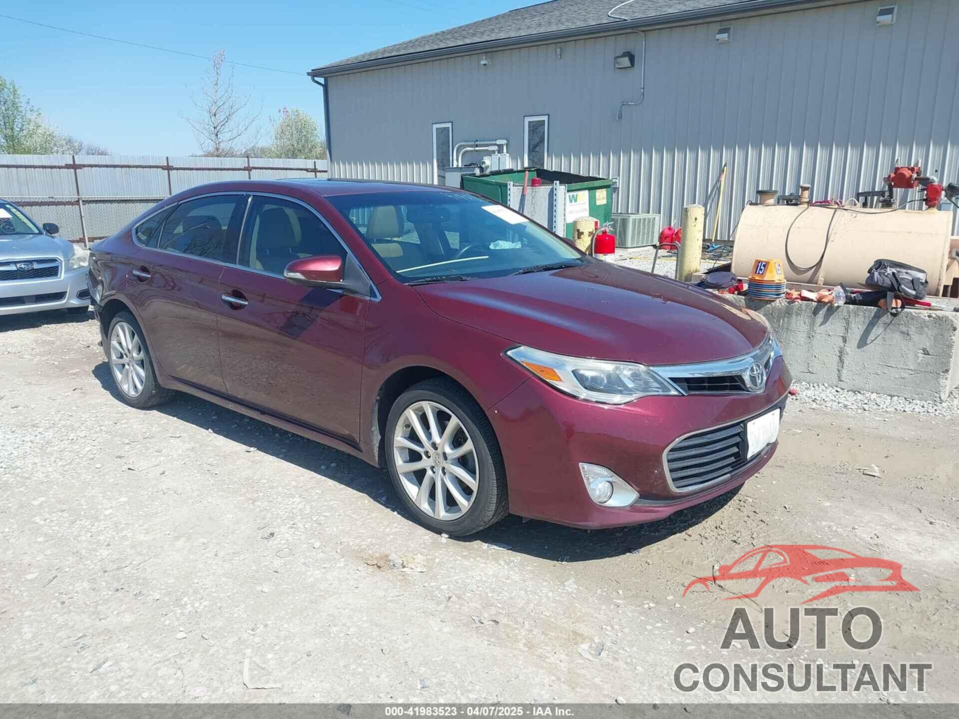 TOYOTA AVALON 2013 - 4T1BK1EB2DU038939
