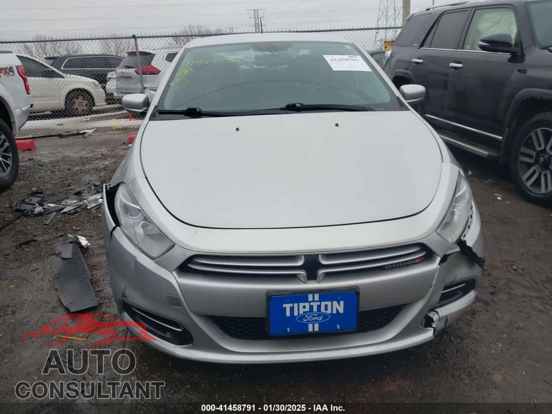 DODGE DART 2013 - 1C3CDFAA7DD210366
