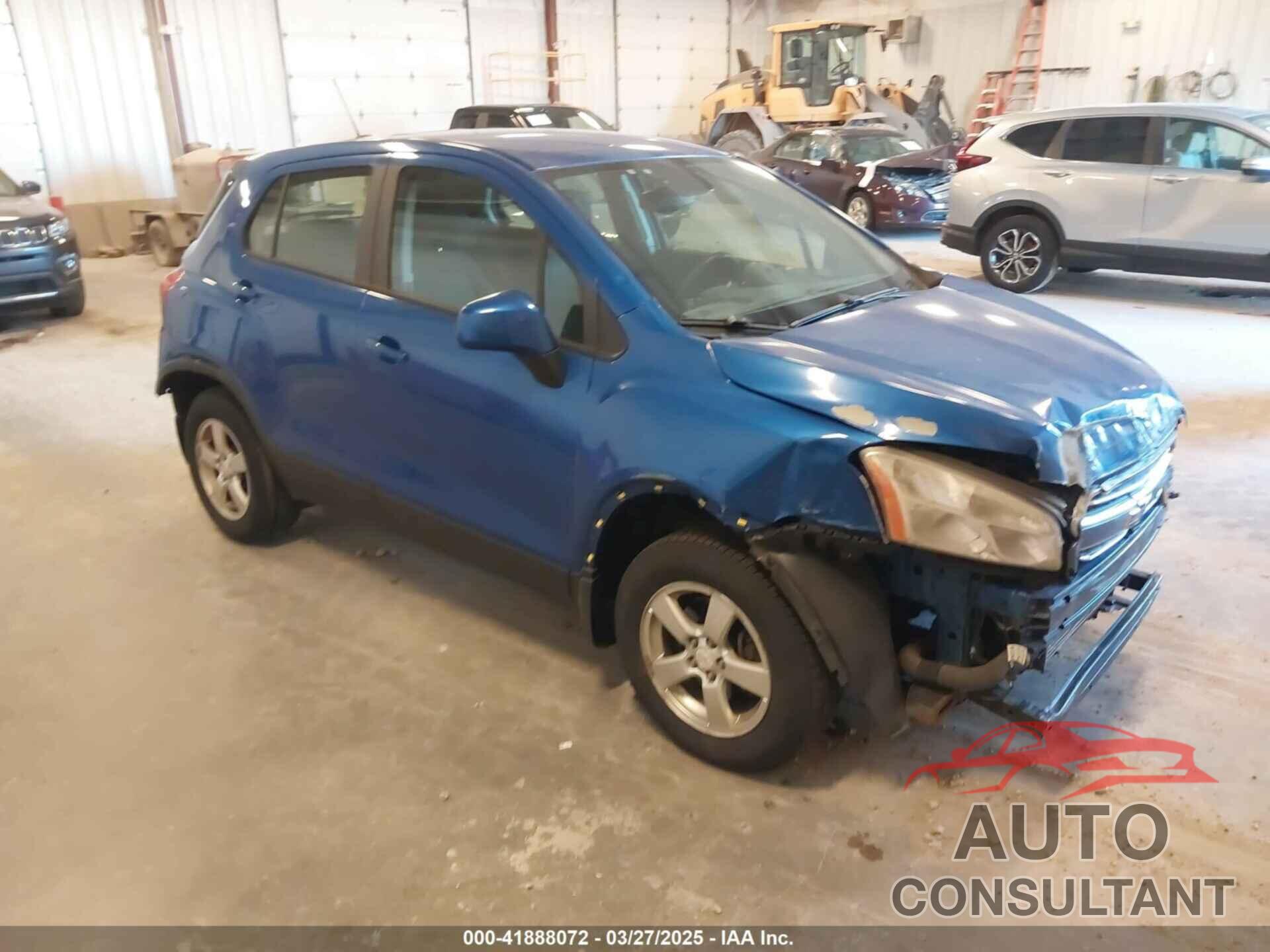 CHEVROLET TRAX 2015 - KL7CJPSB5FB186081