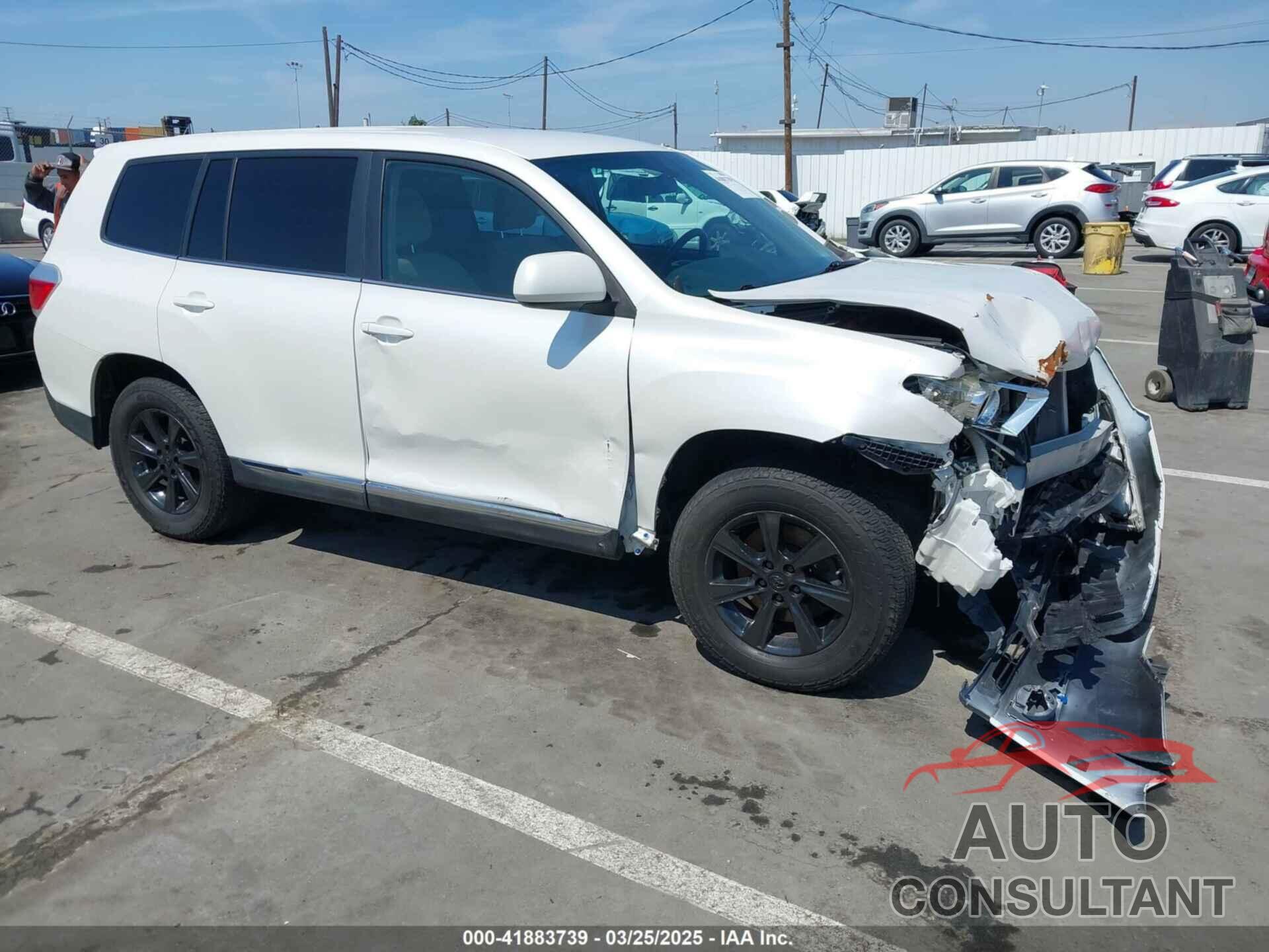 TOYOTA HIGHLANDER 2013 - 5TDZK3EH2DS139275