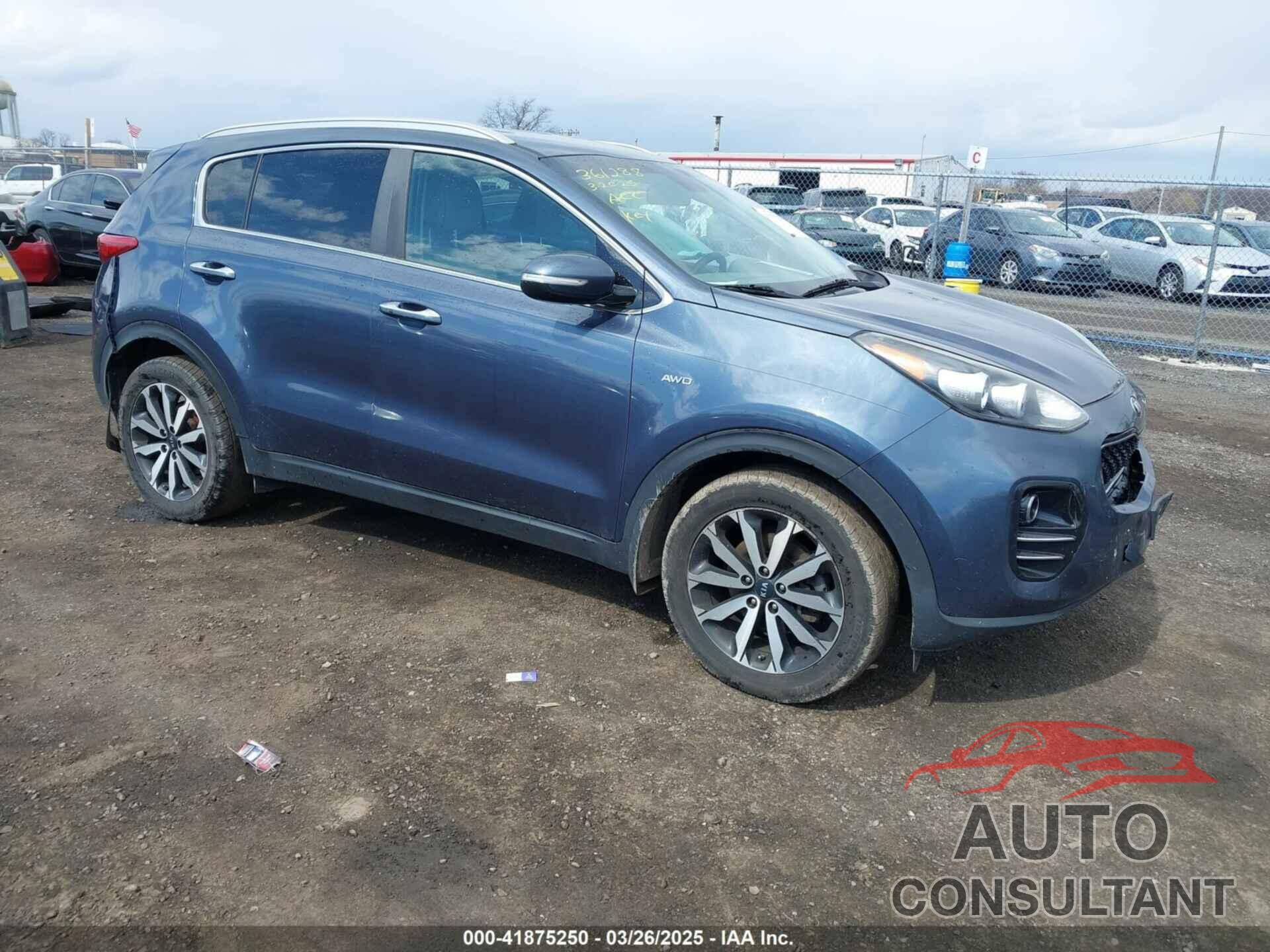 KIA SPORTAGE 2018 - KNDPNCAC6J7385888
