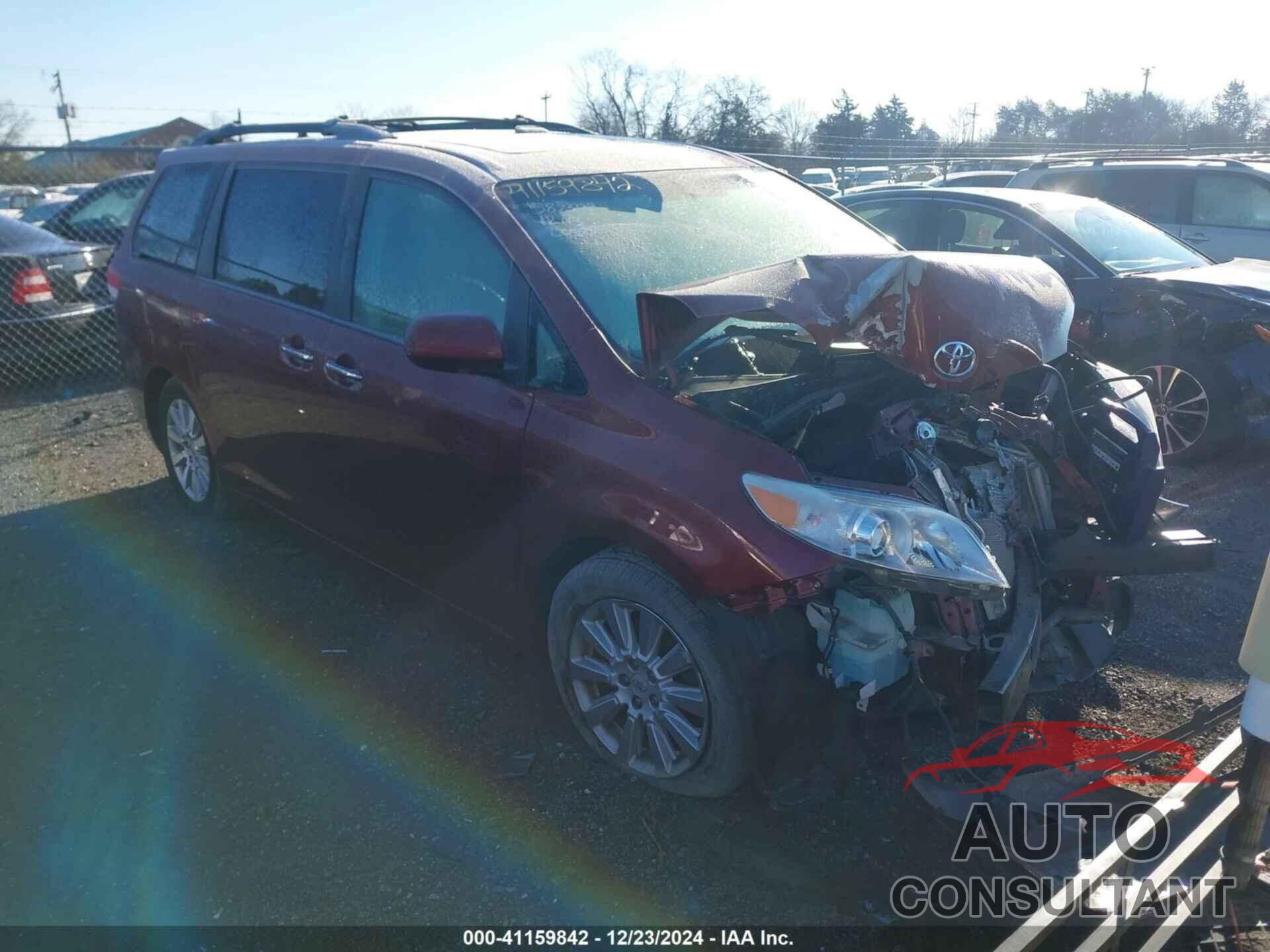 TOYOTA SIENNA 2012 - 5TDDK3DC5CS039640