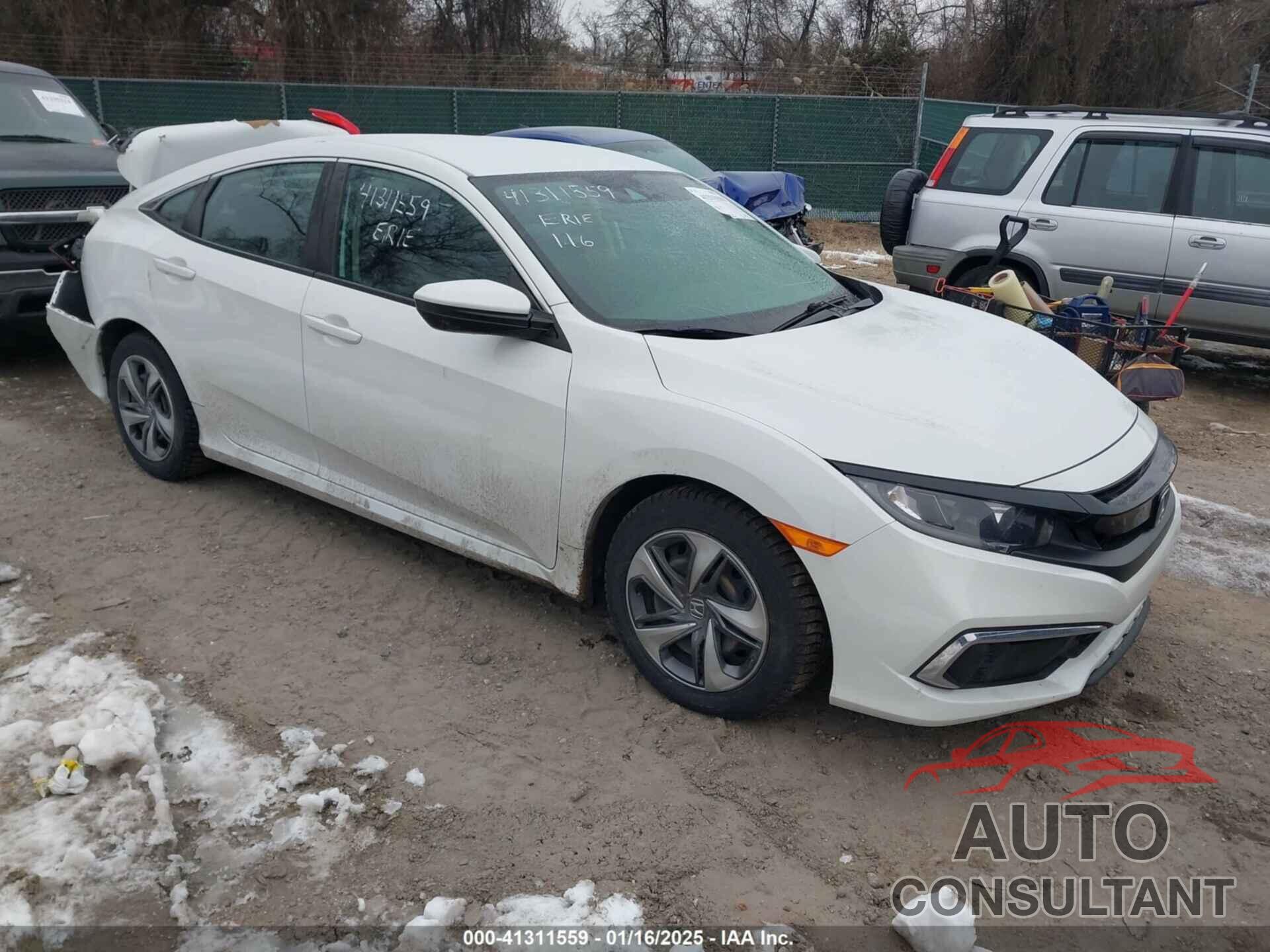 HONDA CIVIC SEDAN 2019 - 2HGFC2F66KH507512