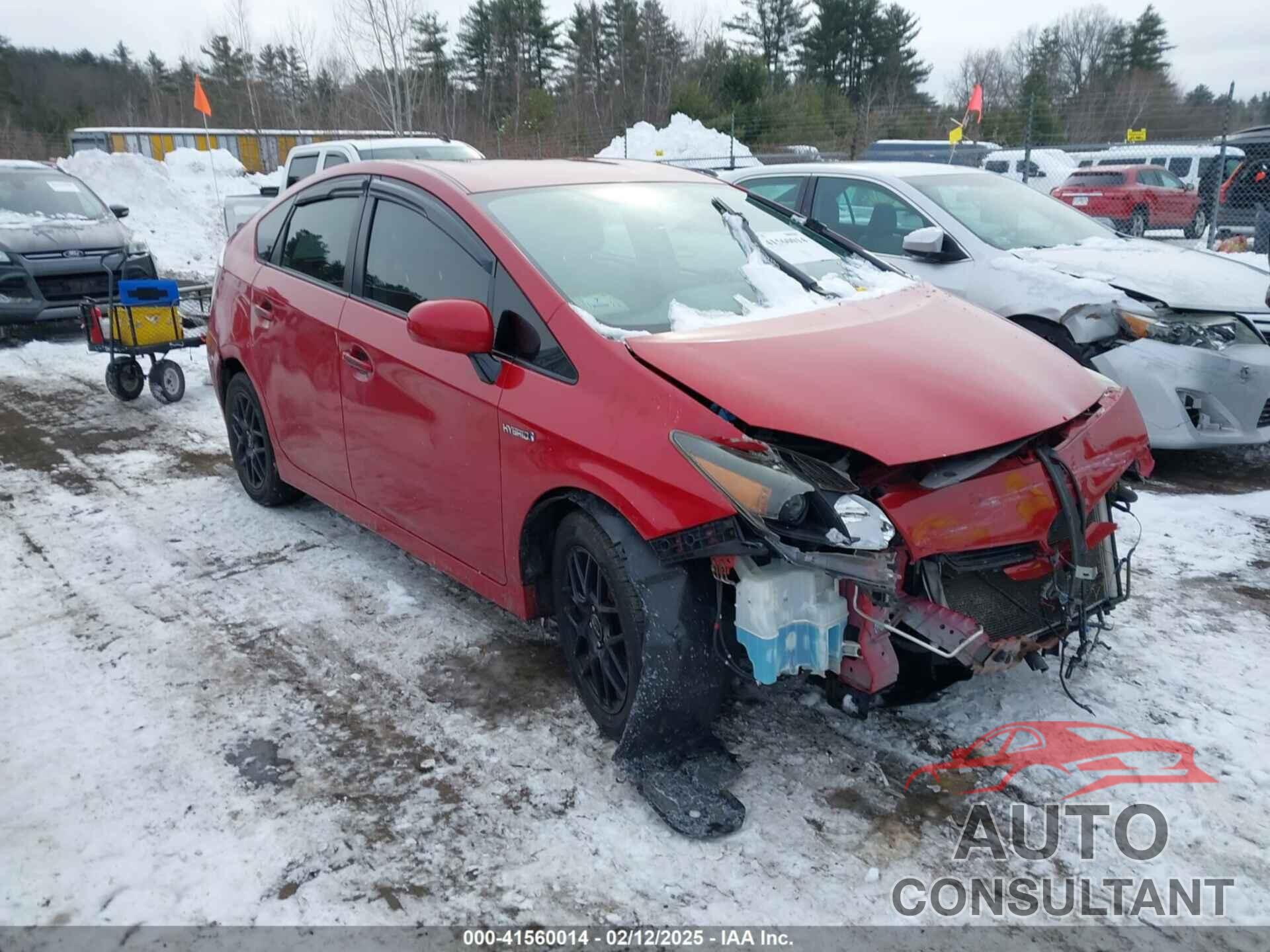 TOYOTA PRIUS 2012 - JTDKN3DU3C5439290