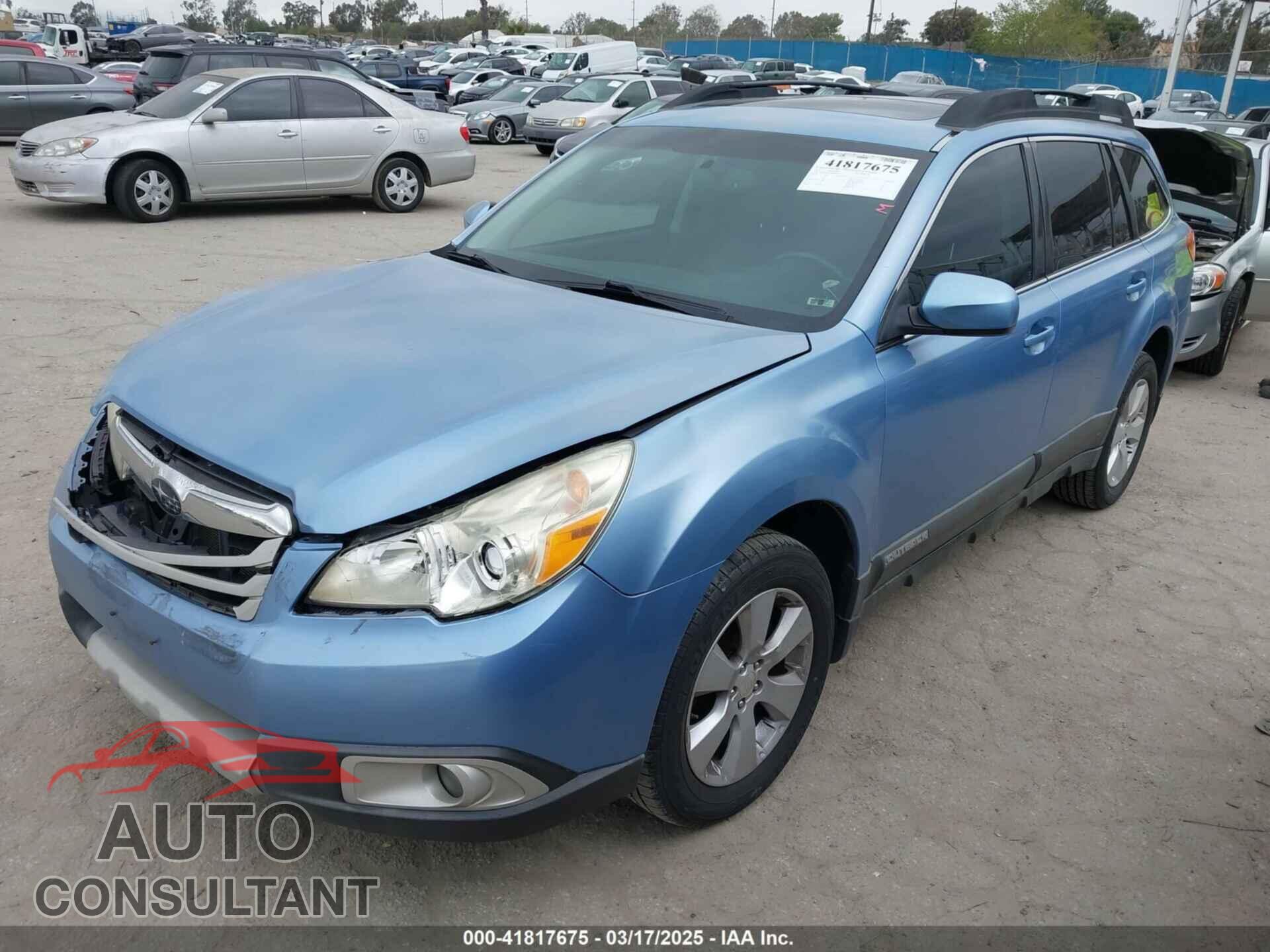 SUBARU OUTBACK 2011 - 4S4BRBLC8B3399575