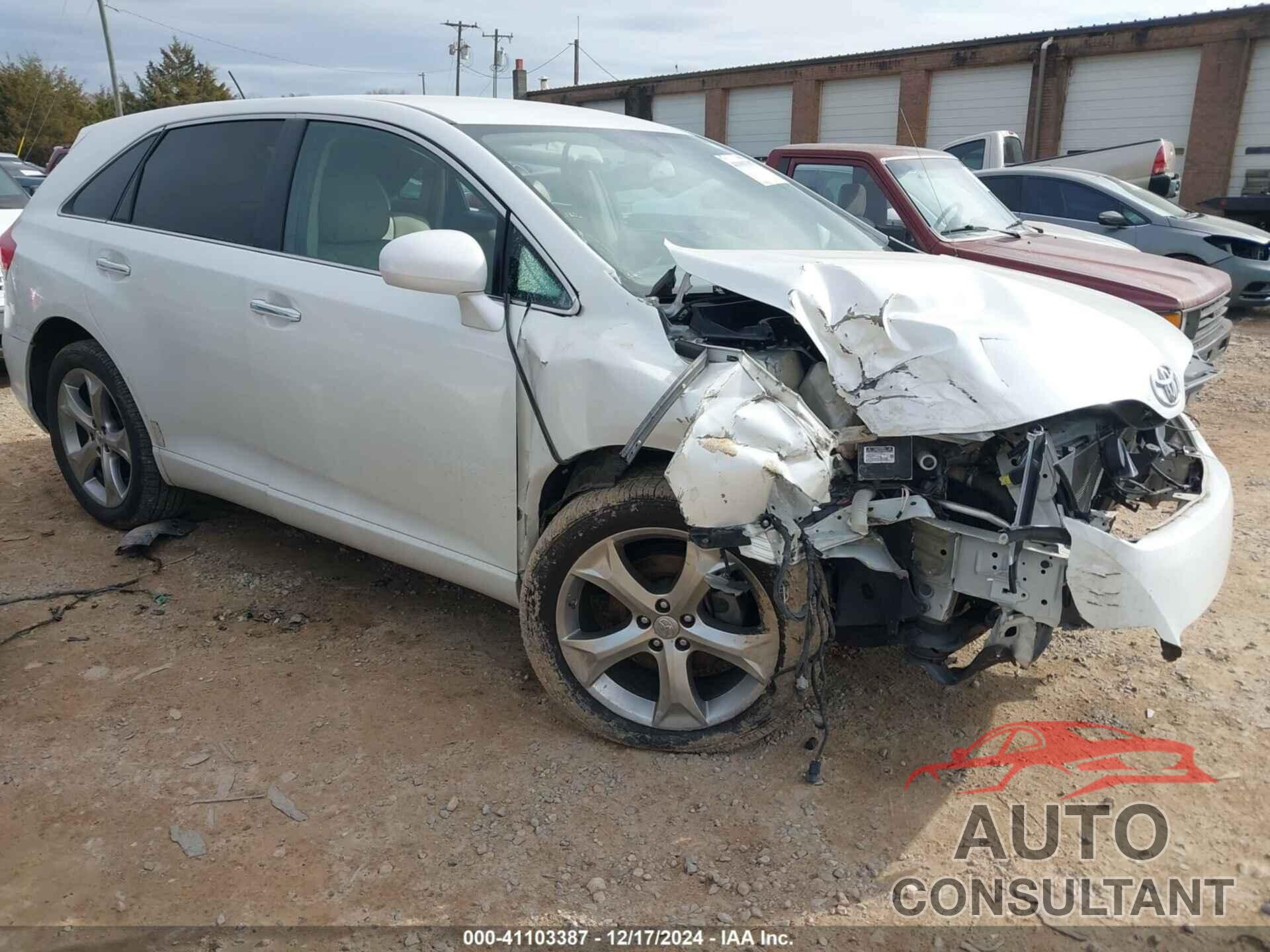 TOYOTA VENZA 2009 - 4T3ZK11A99U017225