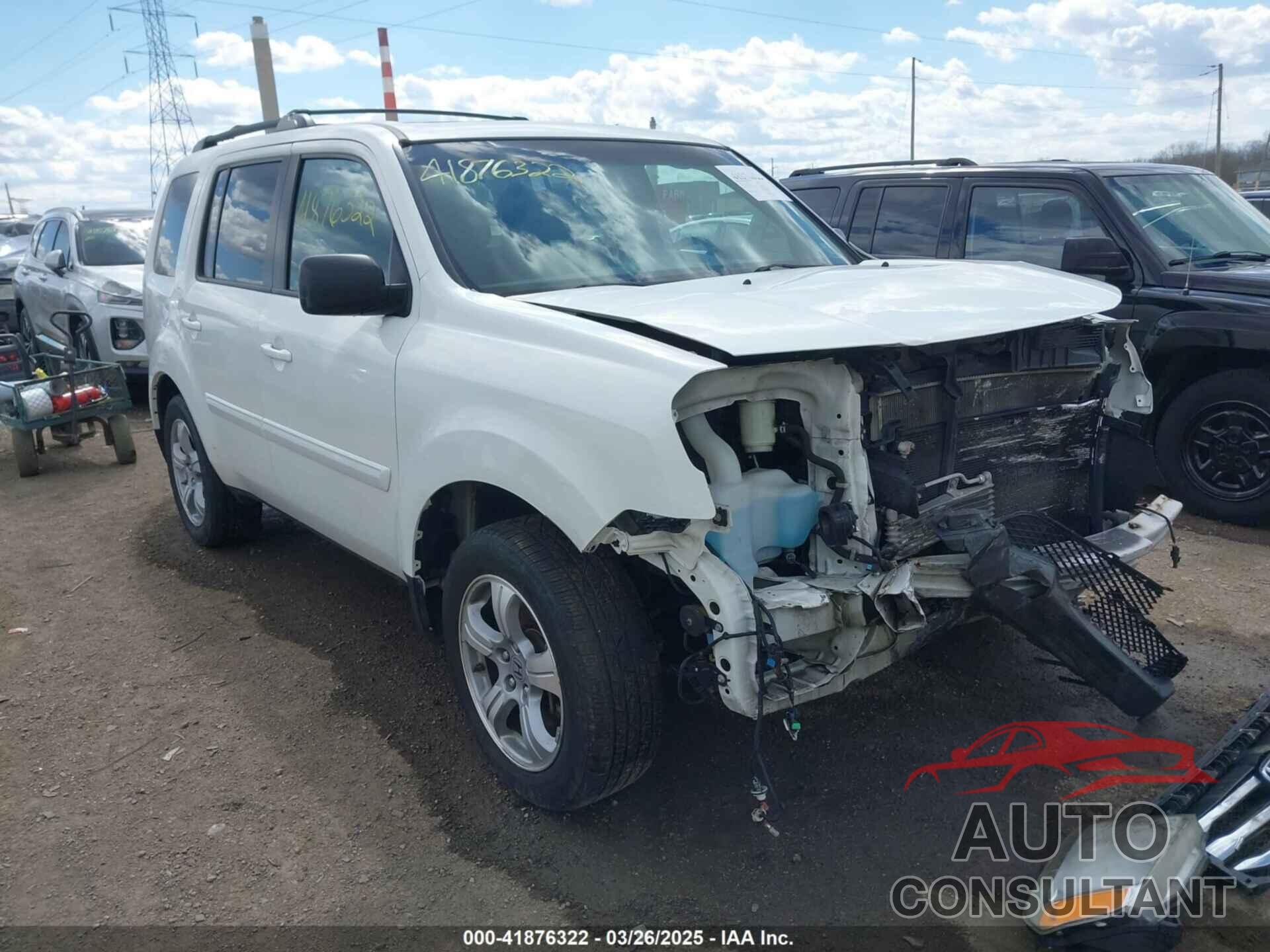 HONDA PILOT 2012 - 5FNYF4H54CB057249