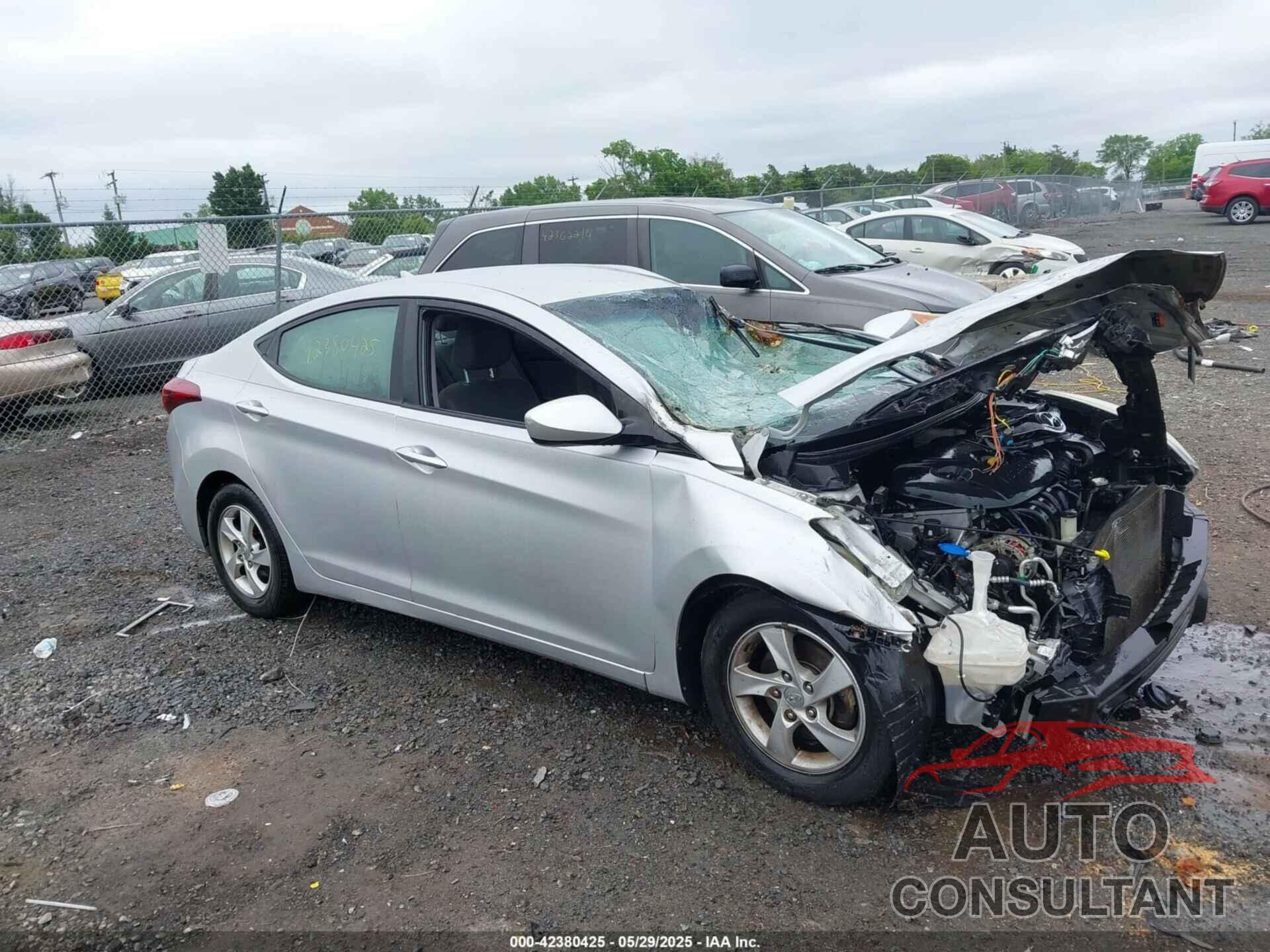 HYUNDAI ELANTRA 2014 - KMHDH4AE6EU068018