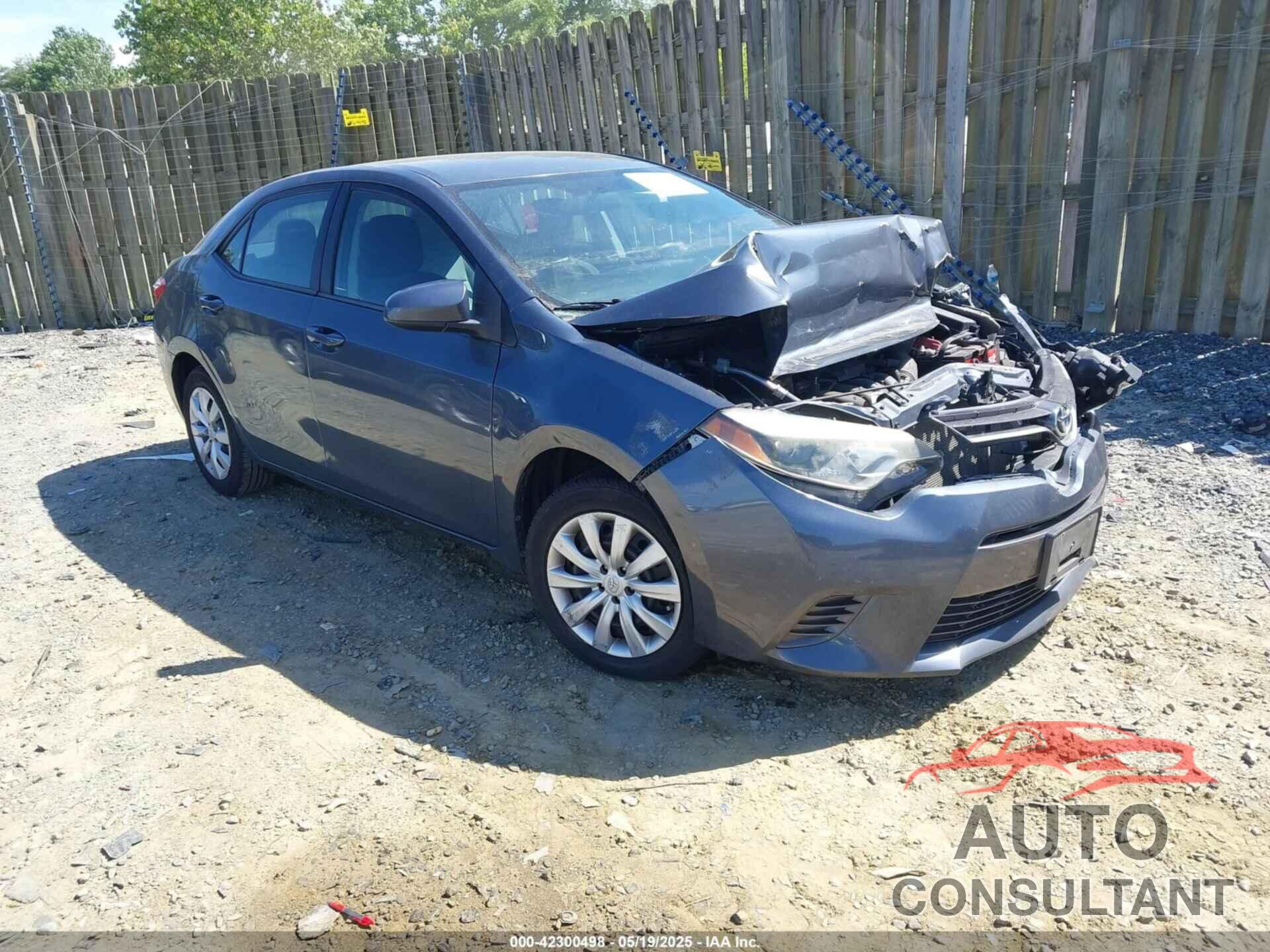 TOYOTA COROLLA 2016 - 5YFBURHE9GP526077