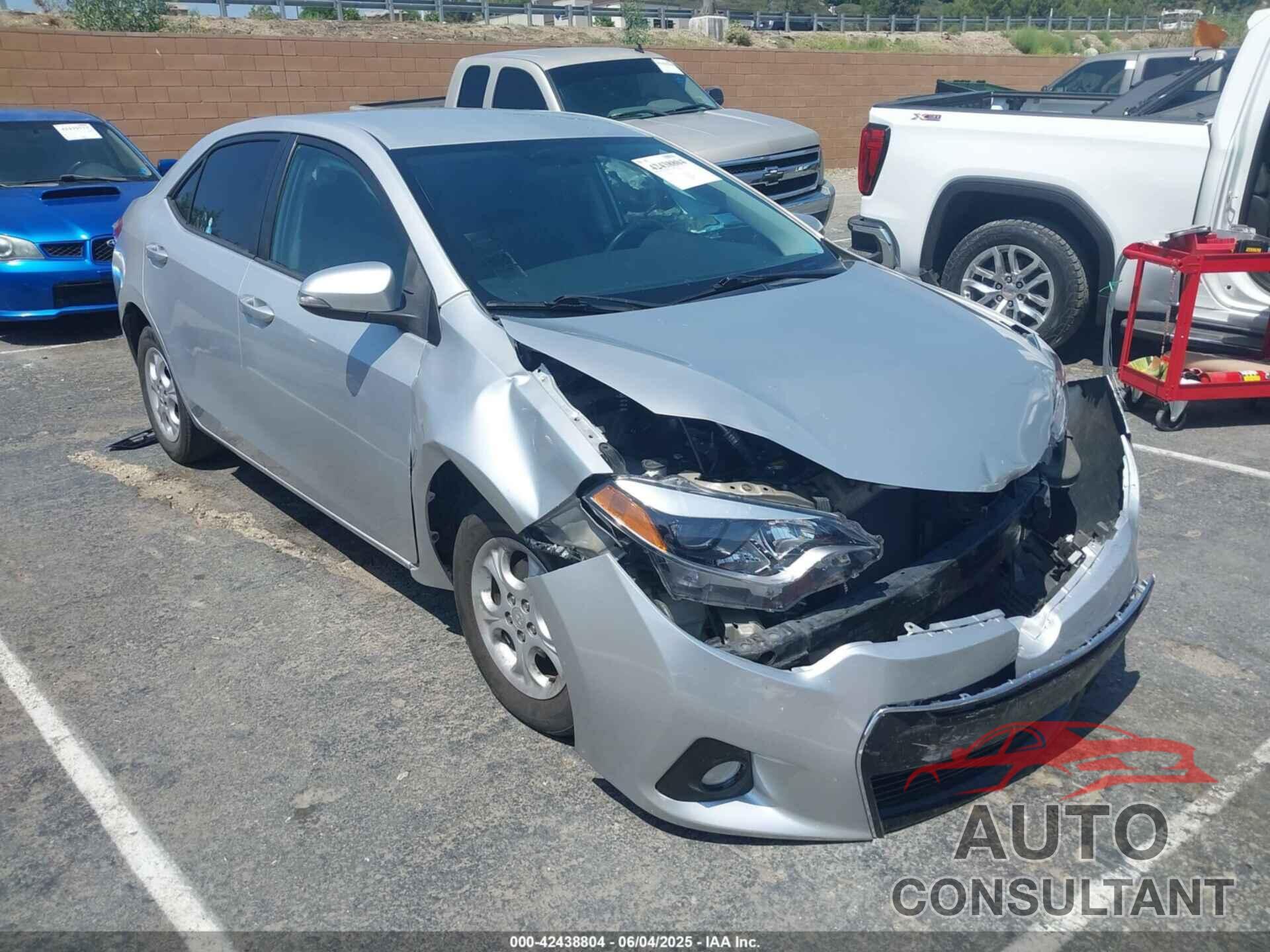 TOYOTA COROLLA 2014 - 5YFBURHEXEP096167