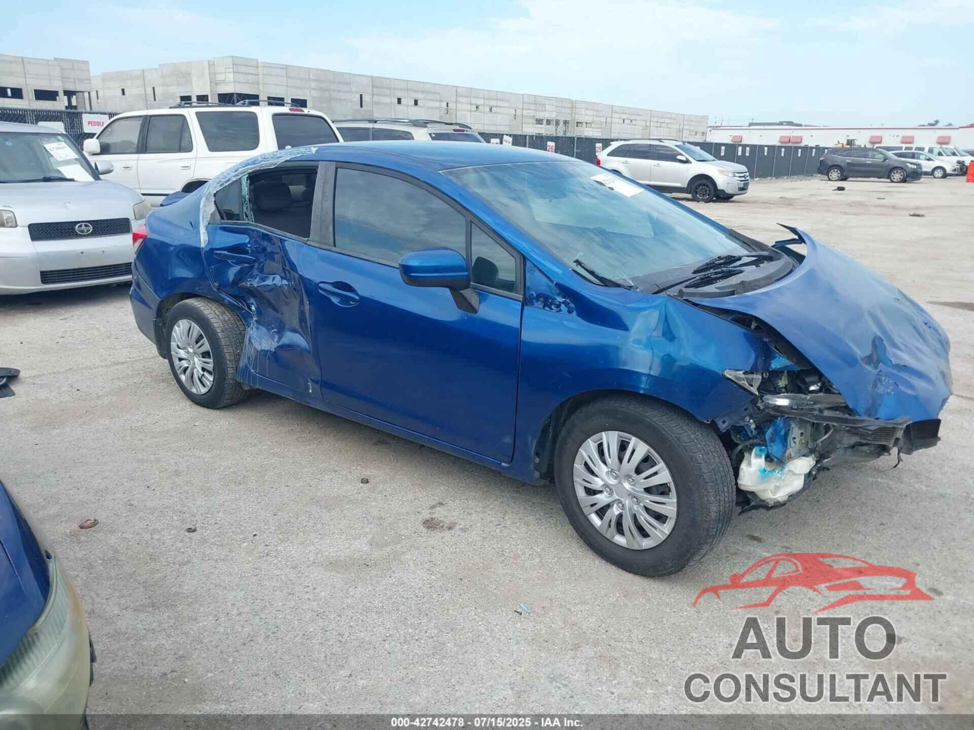 HONDA CIVIC 2014 - 19XFB2F51EE036586