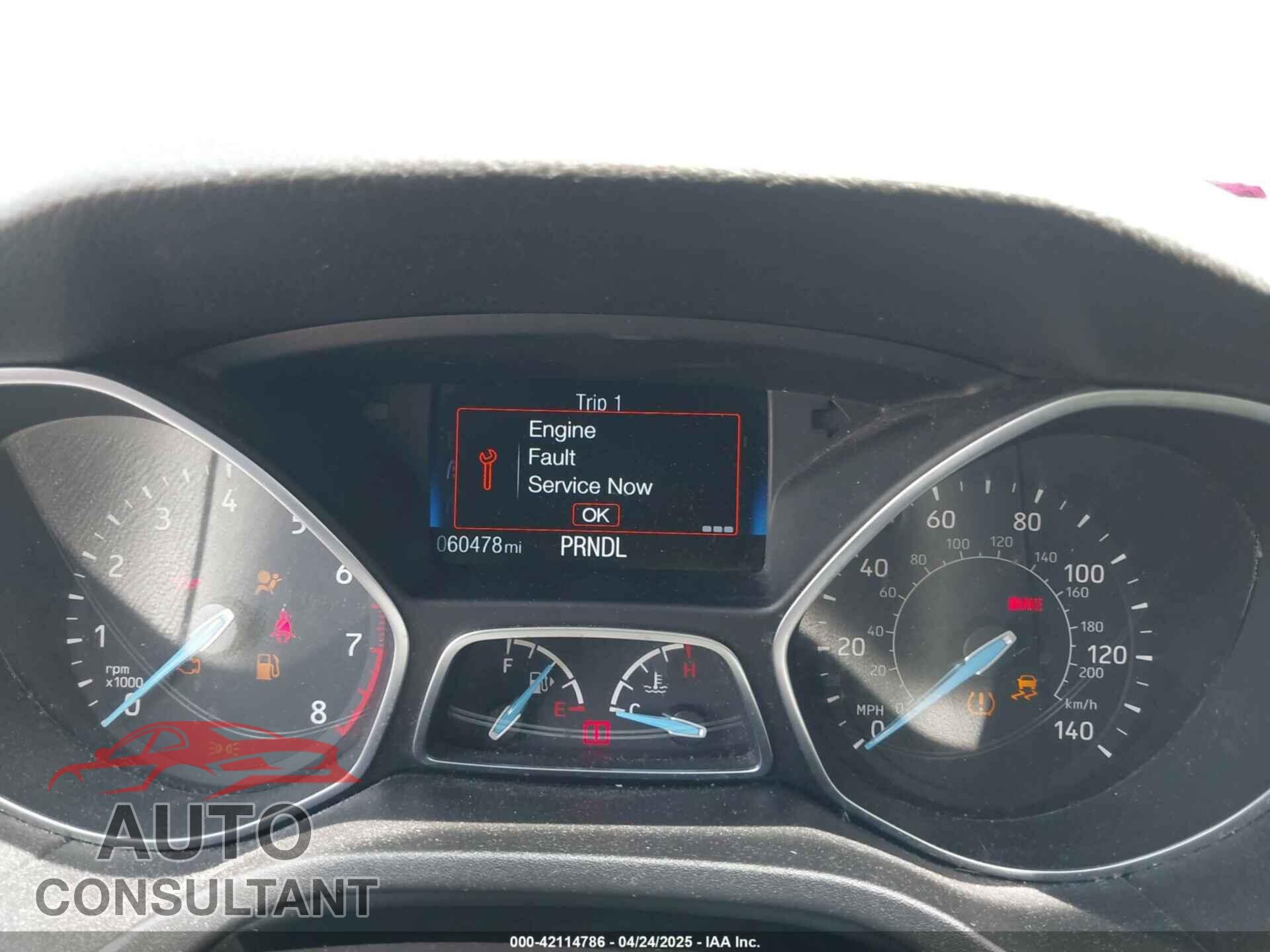 FORD FOCUS 2016 - 1FADP3E23GL400982