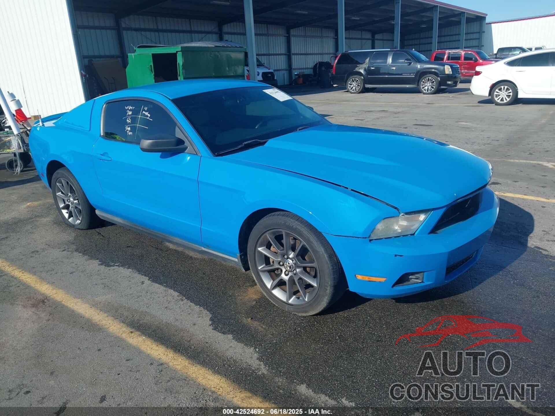 FORD MUSTANG 2012 - 1ZVBP8AMXC5252251