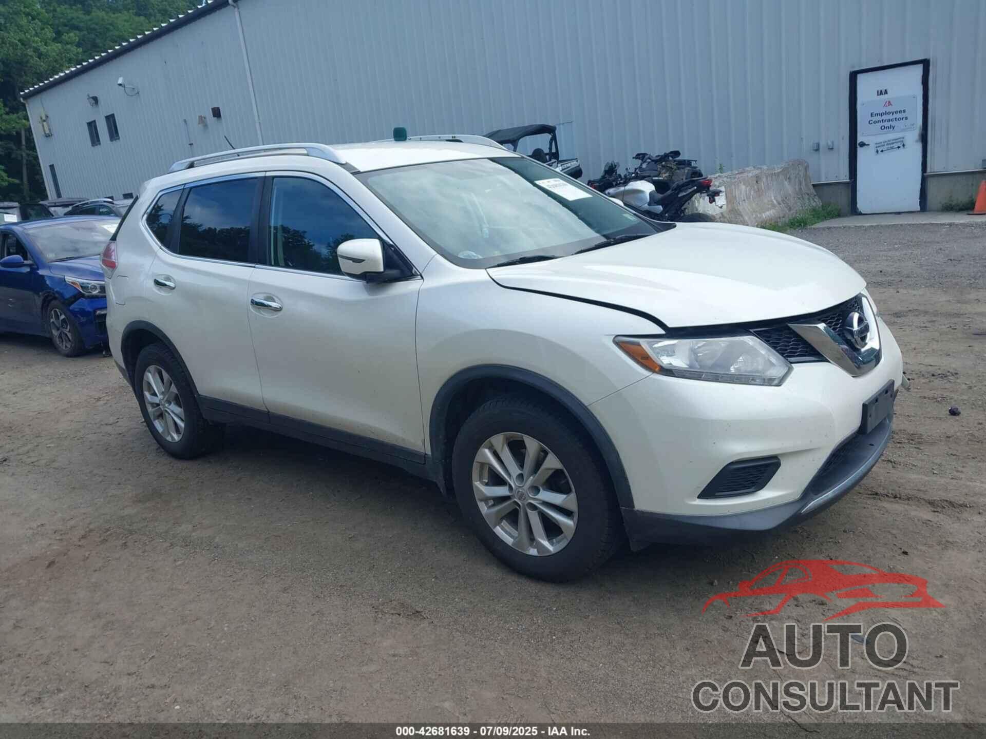 NISSAN ROGUE 2016 - KNMAT2MV1GP700253