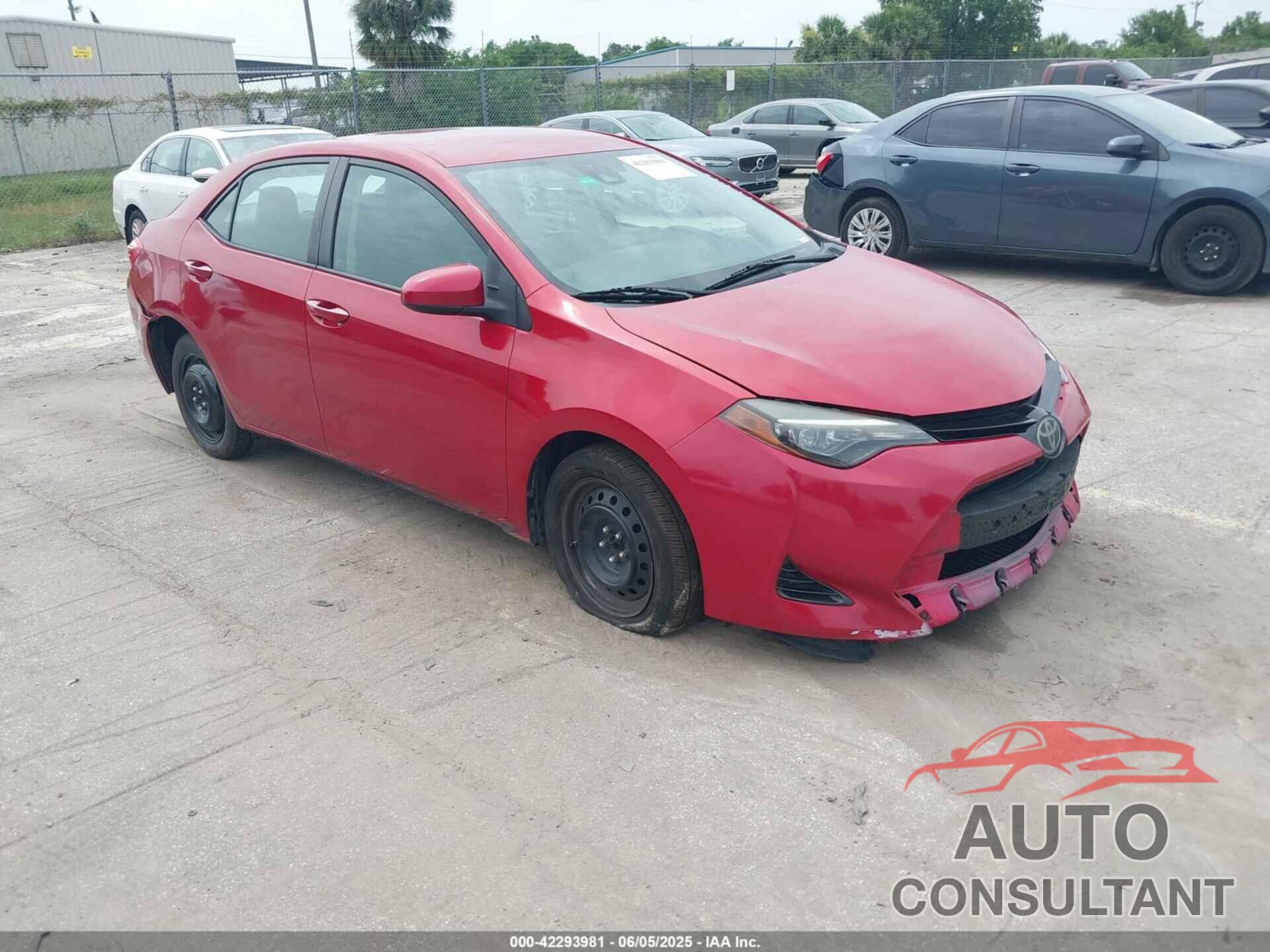 TOYOTA COROLLA 2018 - 5YFBURHE8JP750738