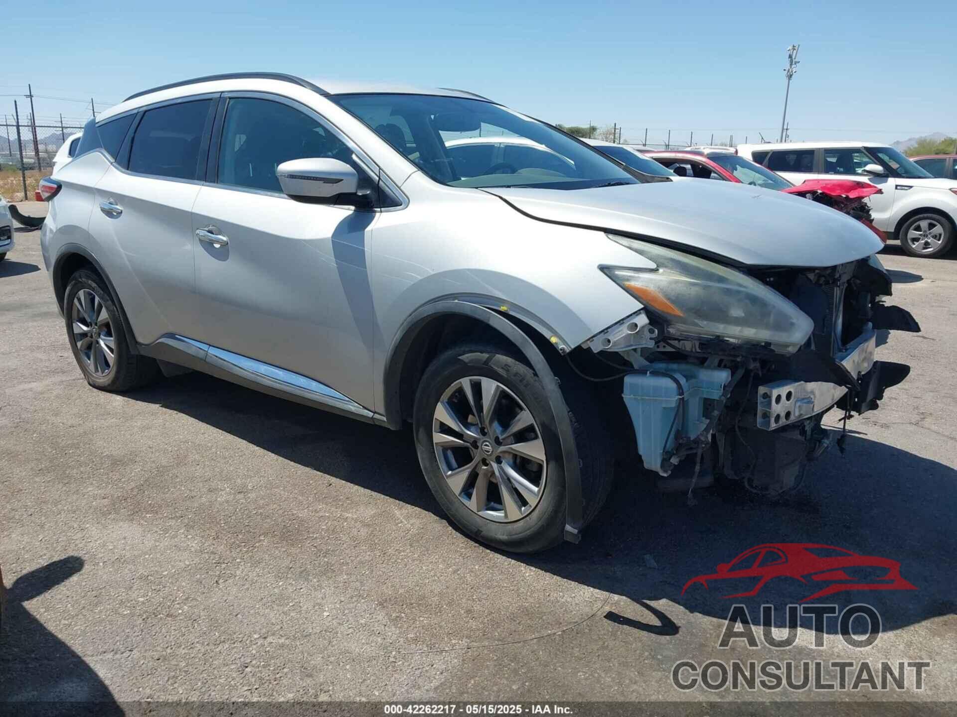 NISSAN MURANO 2018 - 5N1AZ2MG1JN125506