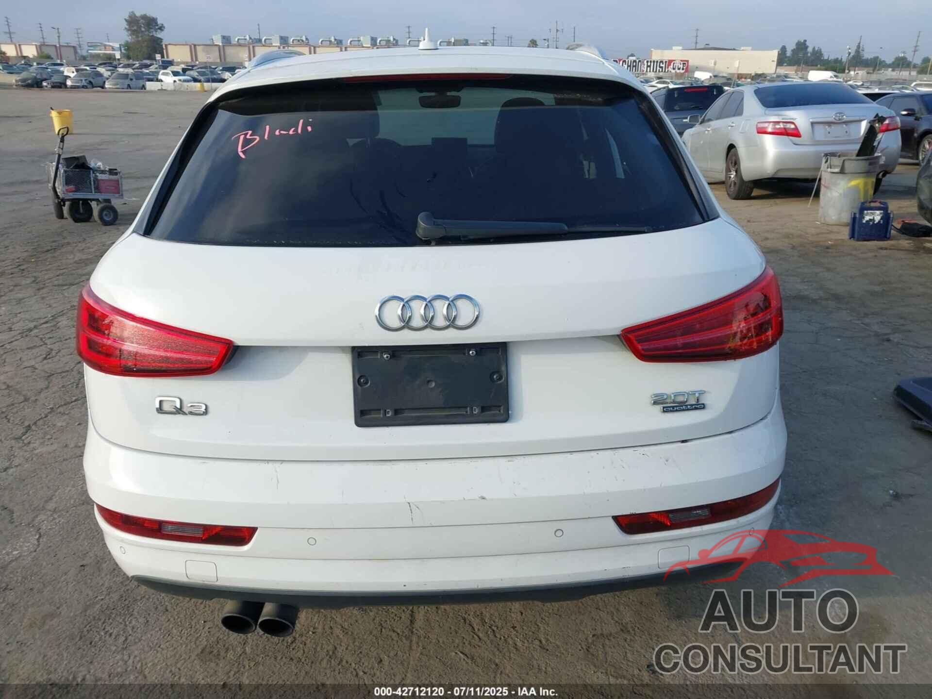 AUDI Q3 2017 - WA1JCCFS2HR017731