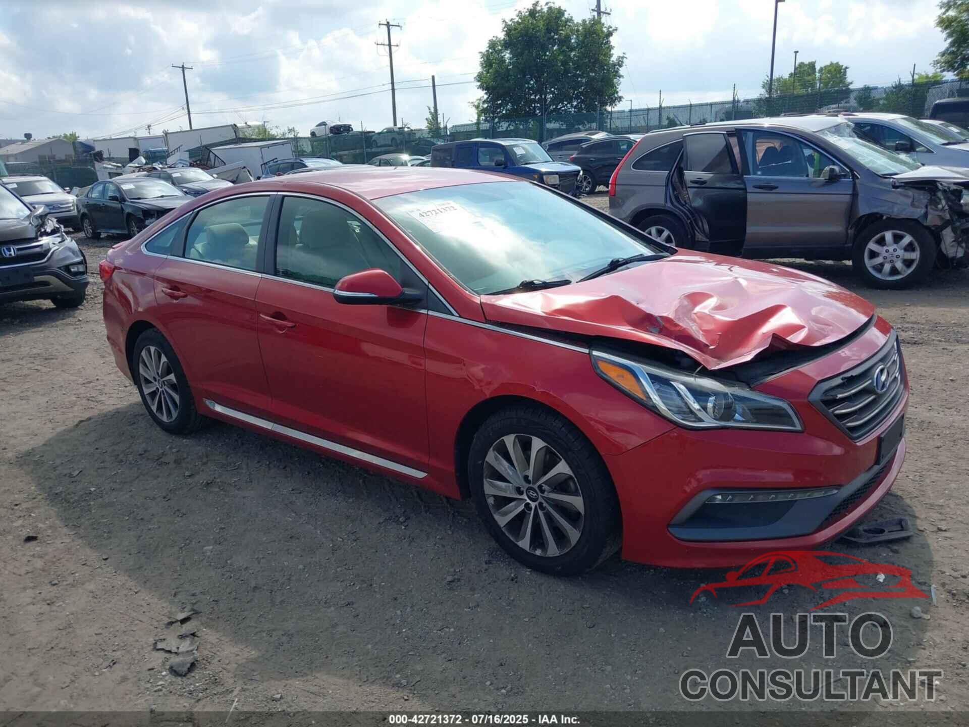HYUNDAI SONATA 2017 - 5NPE34AF8HH499023