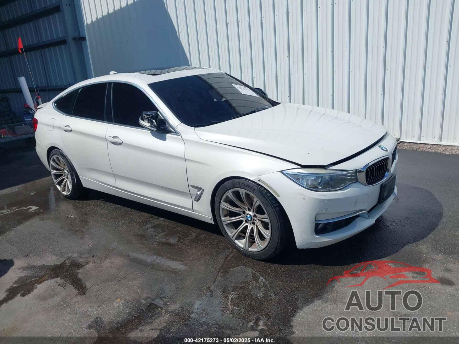 BMW 328I GRAN TURISMO 2014 - WBA3X5C52ED556109