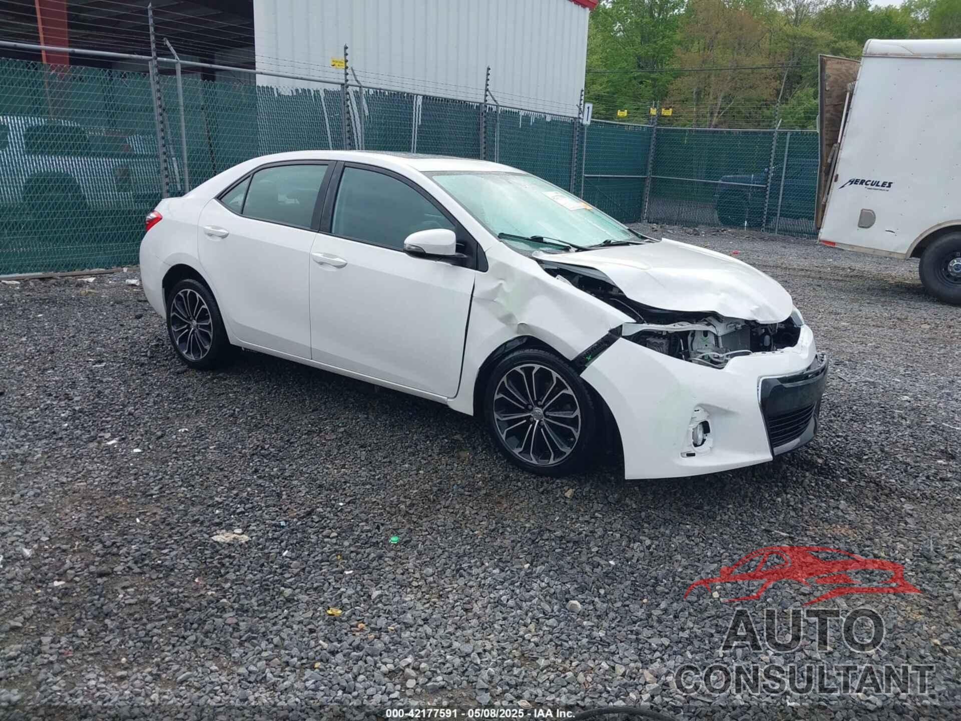 TOYOTA COROLLA 2016 - 2T1BURHE8GC537054