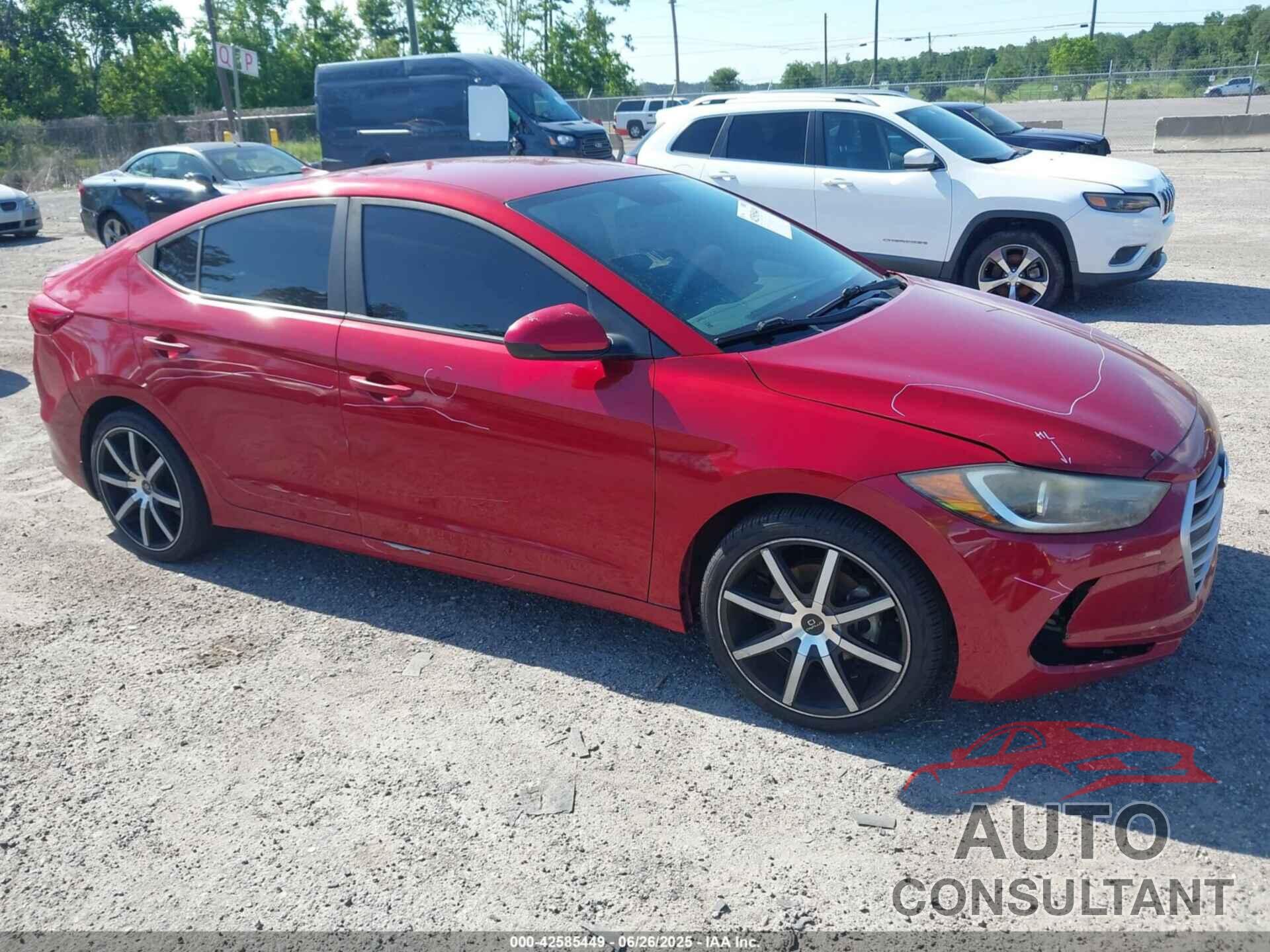 HYUNDAI ELANTRA 2017 - KMHD74LF1HU162353