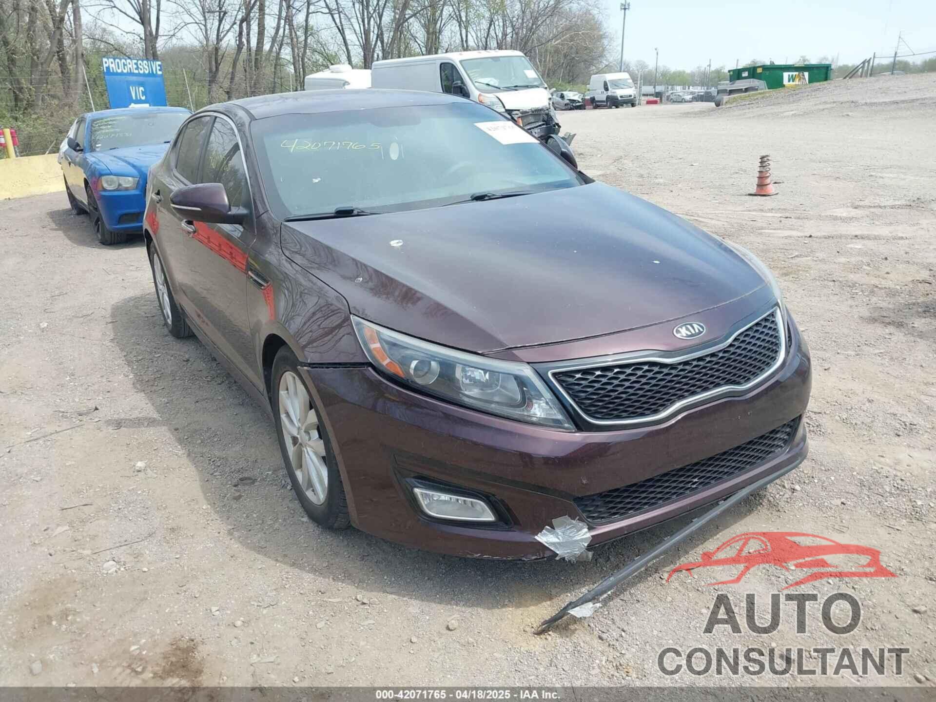 KIA OPTIMA 2014 - 5XXGN4A77EG338455