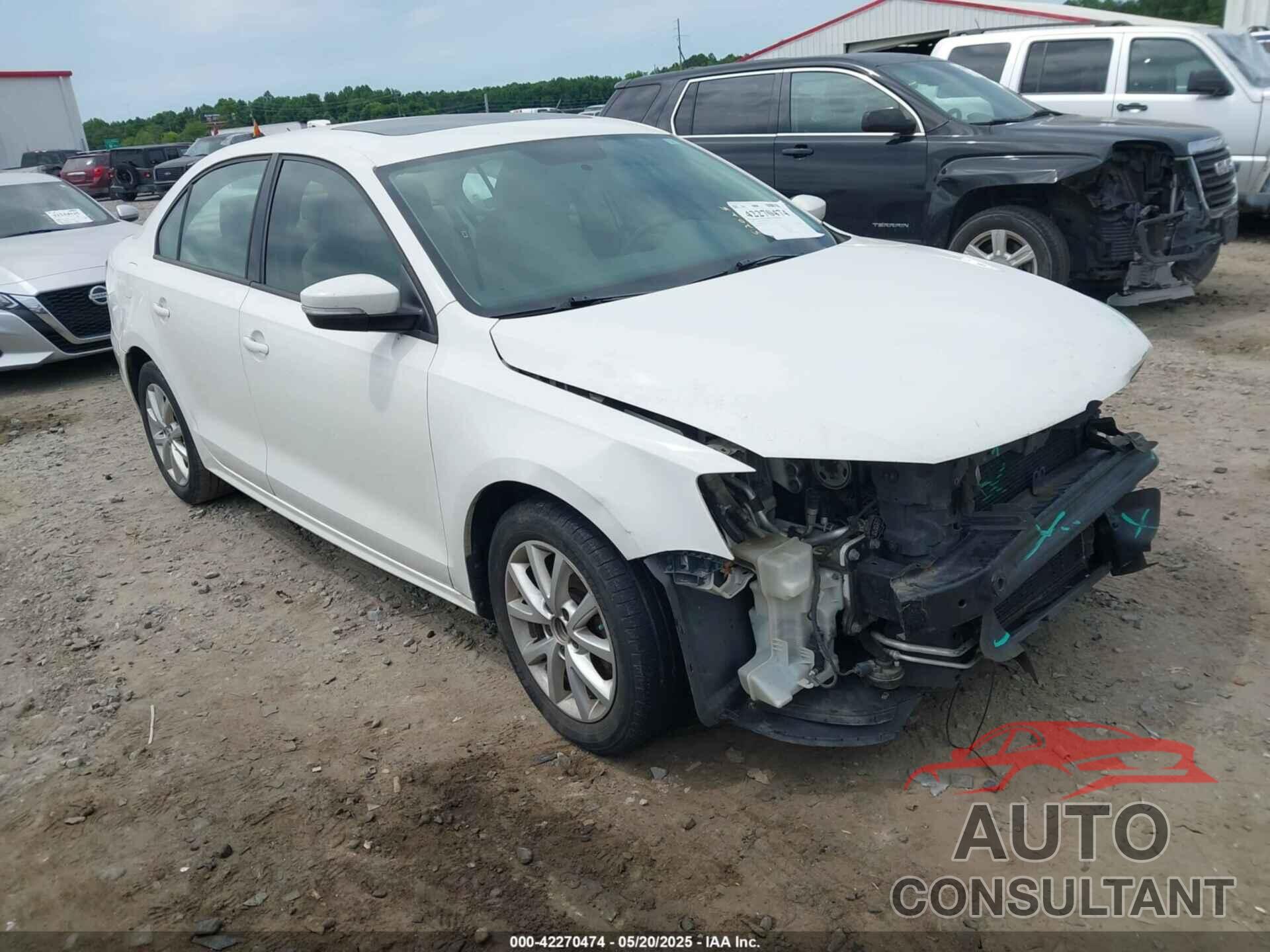 VOLKSWAGEN JETTA 2012 - 3VWDP7AJ7CM314675
