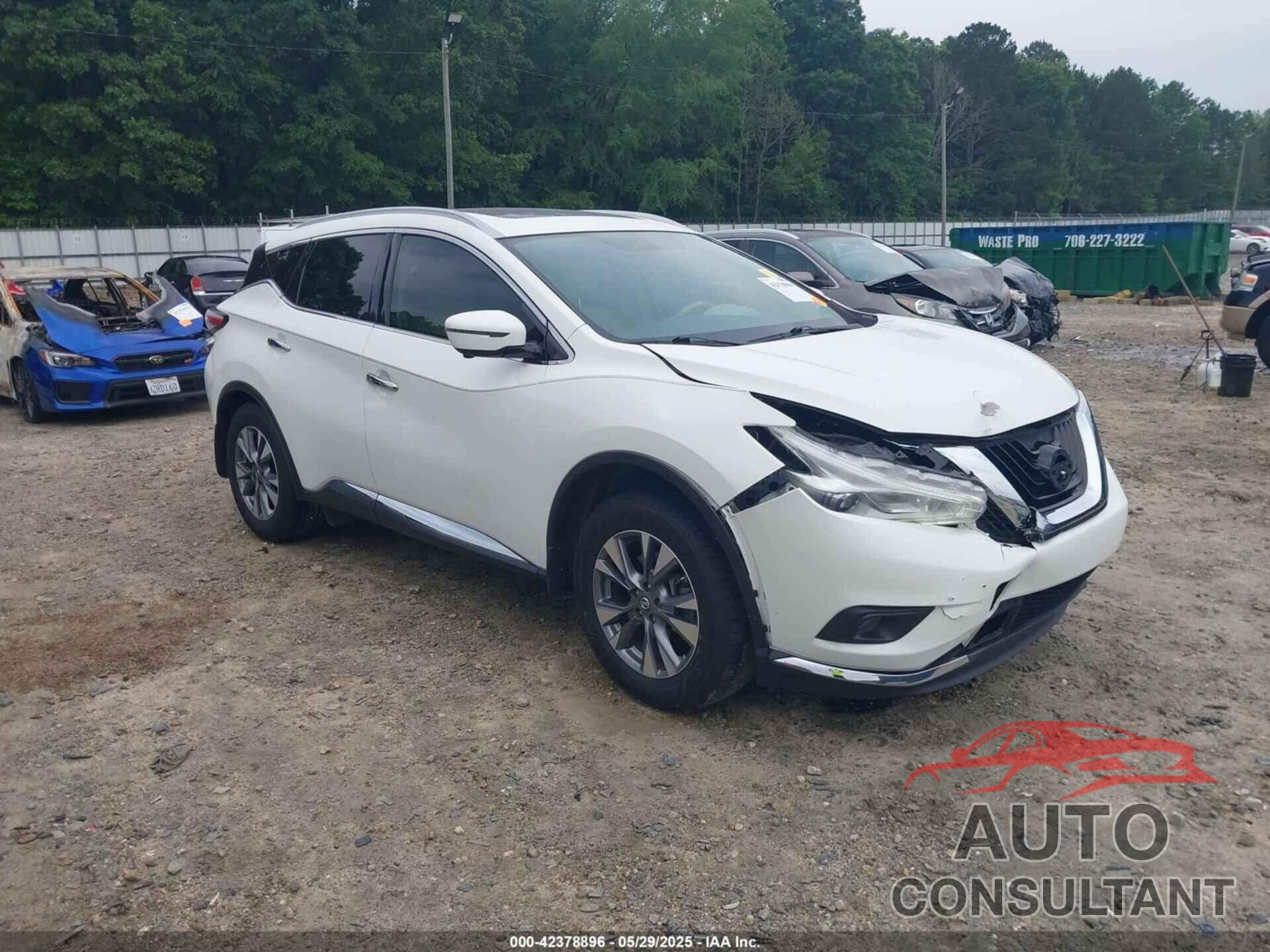 NISSAN MURANO 2016 - 5N1AZ2MG3GN171198