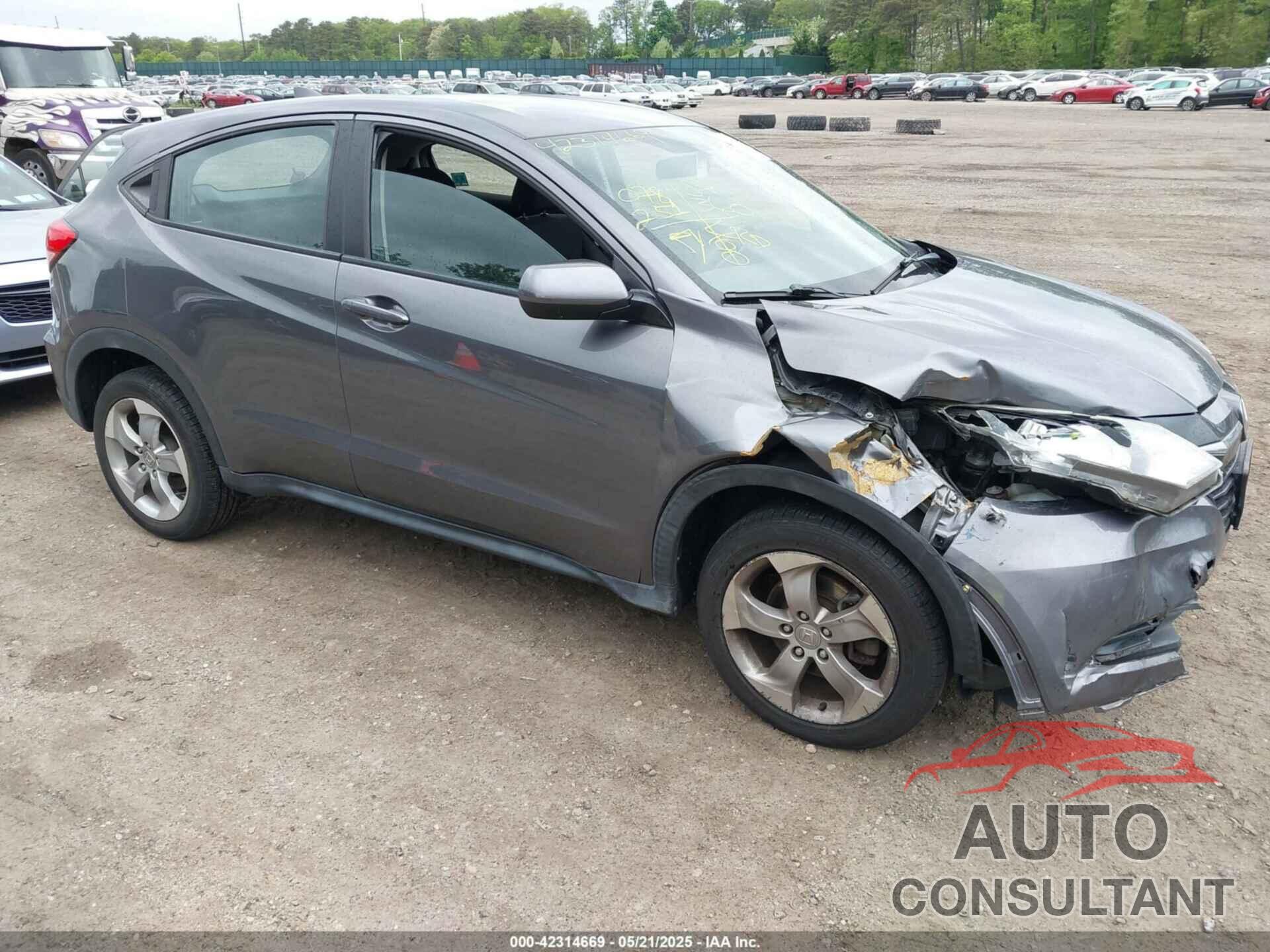 HONDA HR-V 2018 - 3CZRU6H3XJG728090