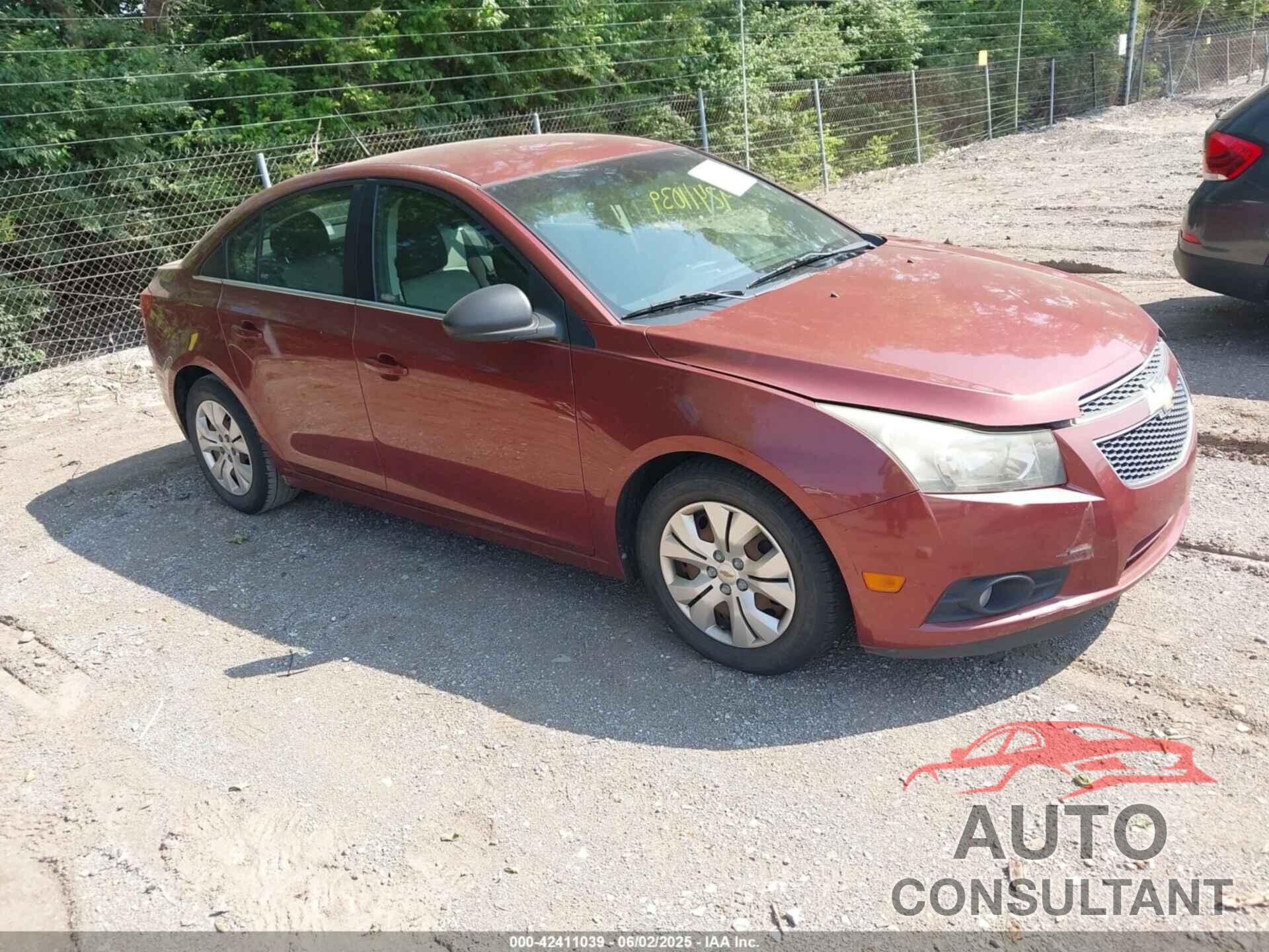CHEVROLET CRUZE 2012 - 1G1PC5SH9C7251433