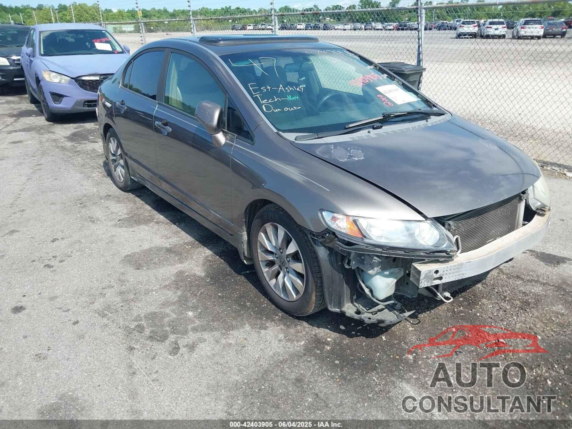 HONDA CIVIC 2010 - 19XFA1F88AE014053