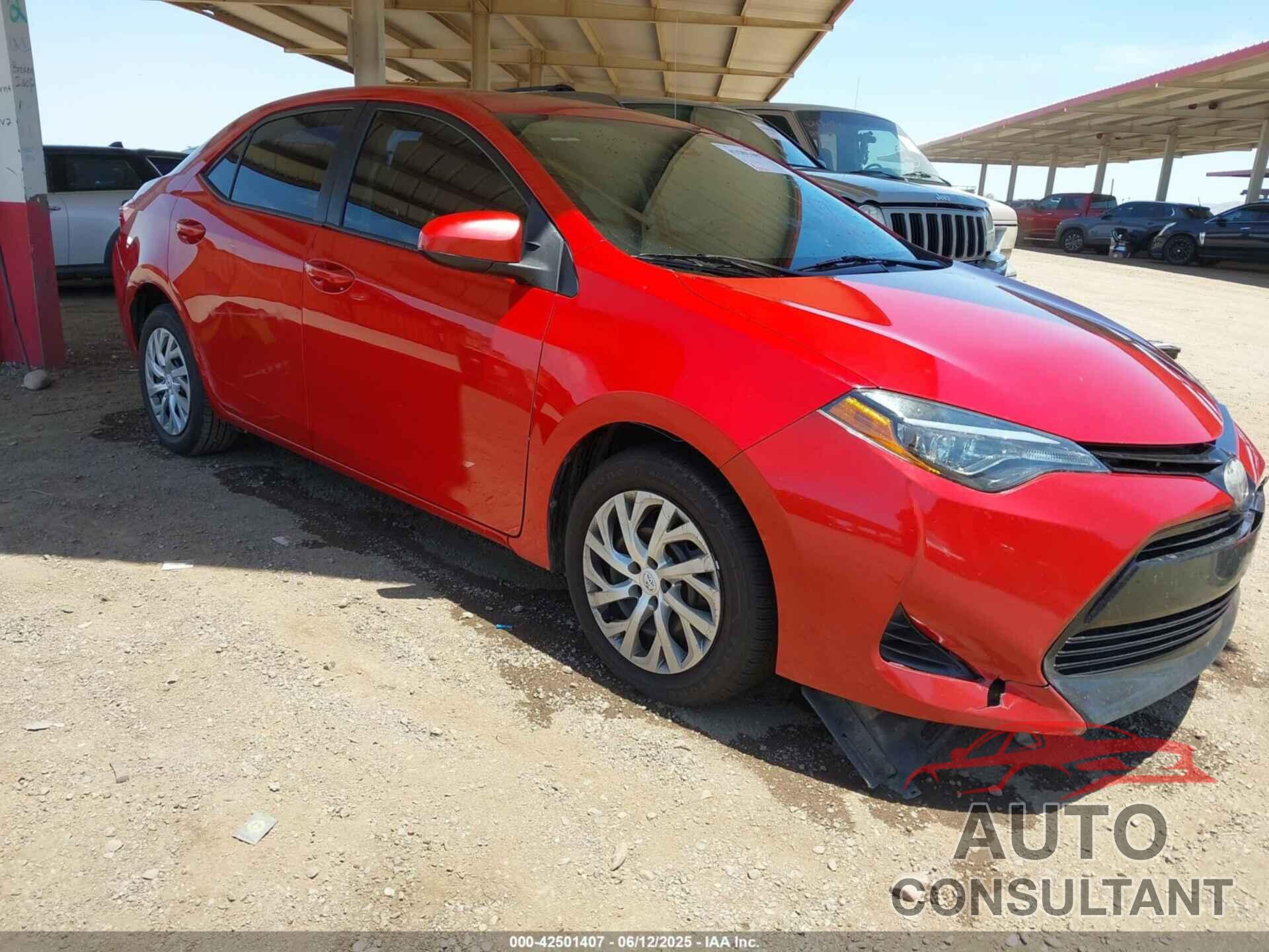 TOYOTA COROLLA 2019 - 2T1BURHE8KC197767