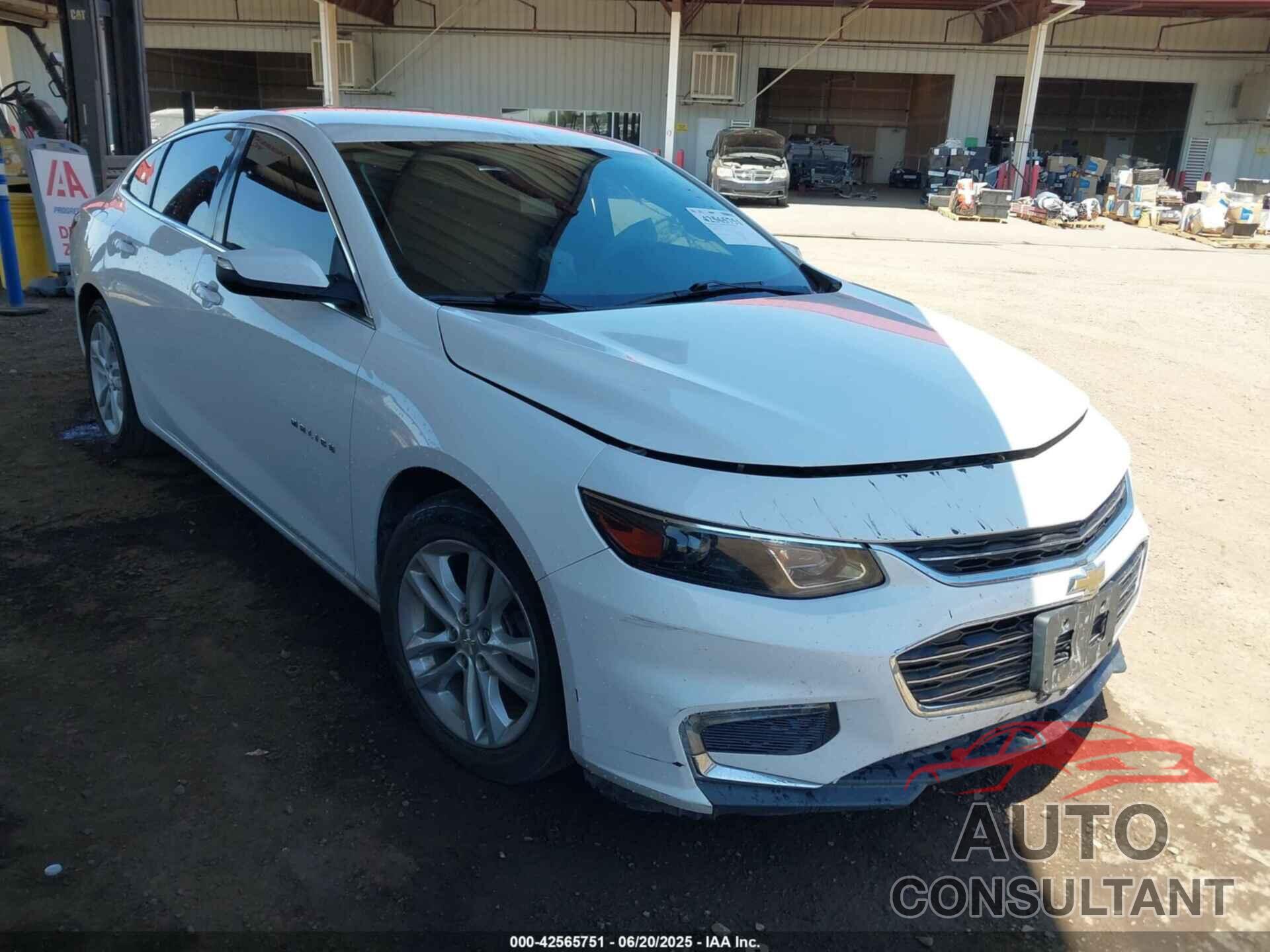 CHEVROLET MALIBU 2016 - 1G1ZE5ST2GF247890