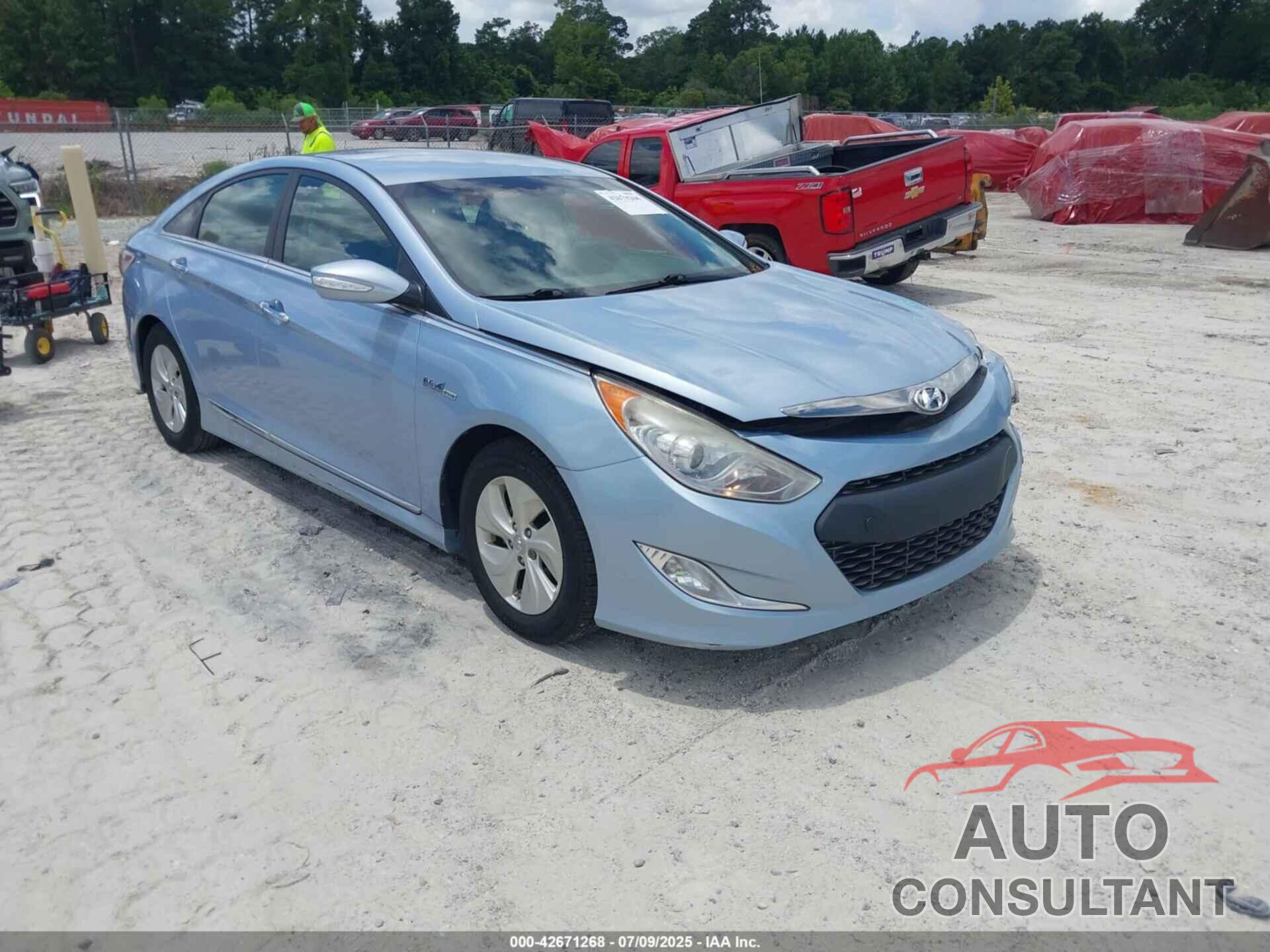HYUNDAI SONATA HYBRID 2014 - KMHEC4A42EA117386