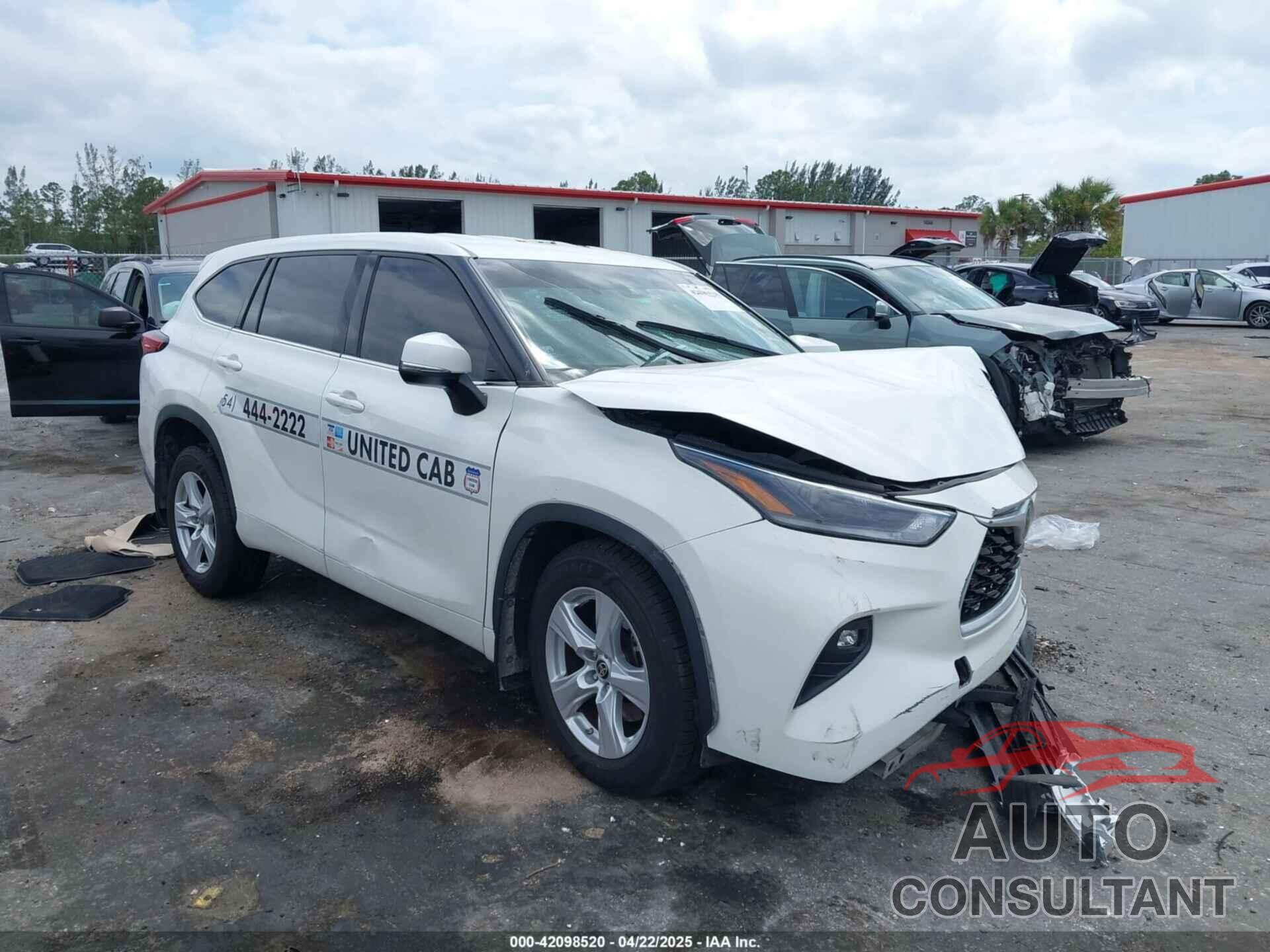 TOYOTA HIGHLANDER 2021 - 5TDBZRBH9MS546806