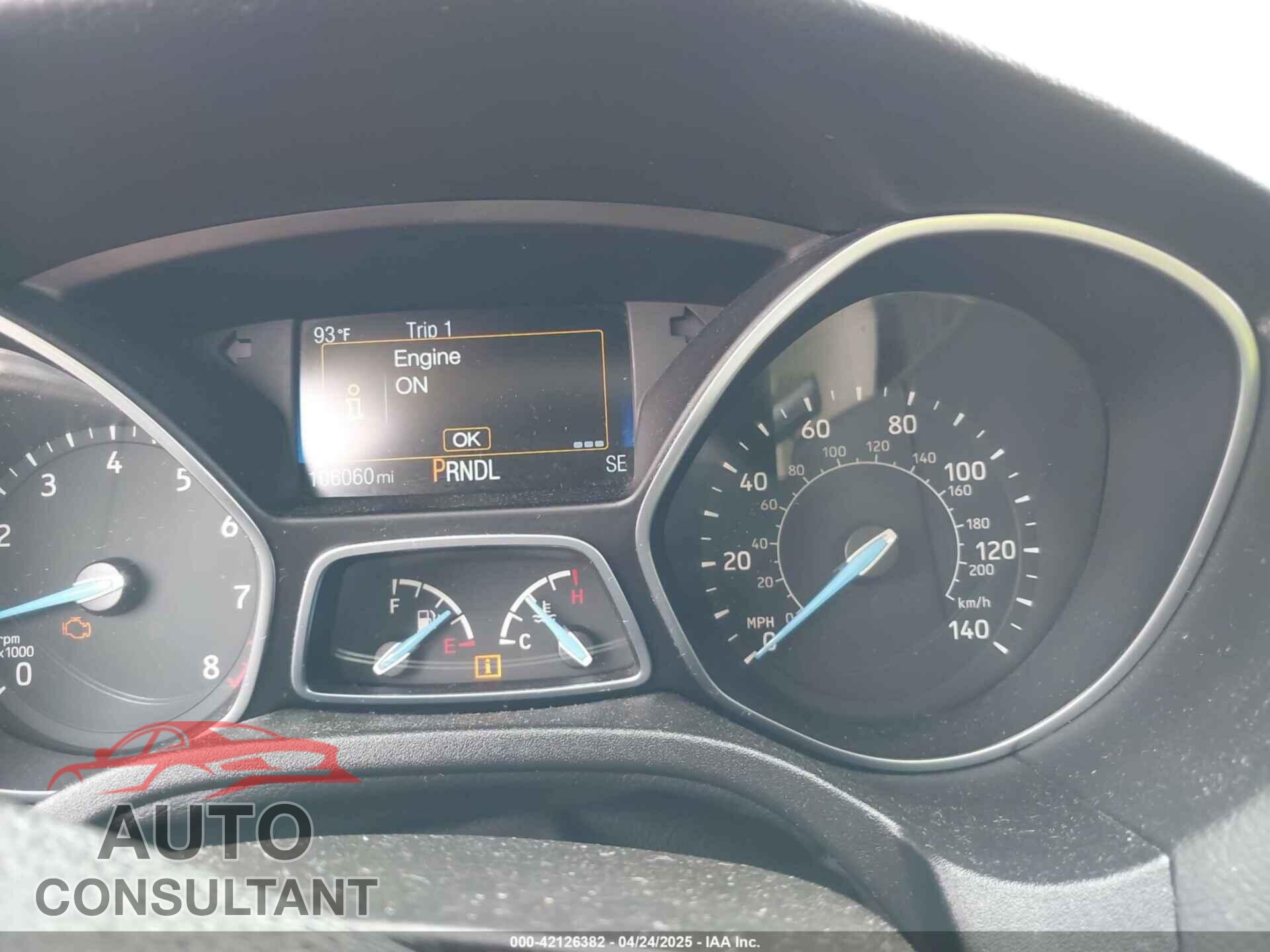 FORD FOCUS 2015 - 1FADP3F25FL293401