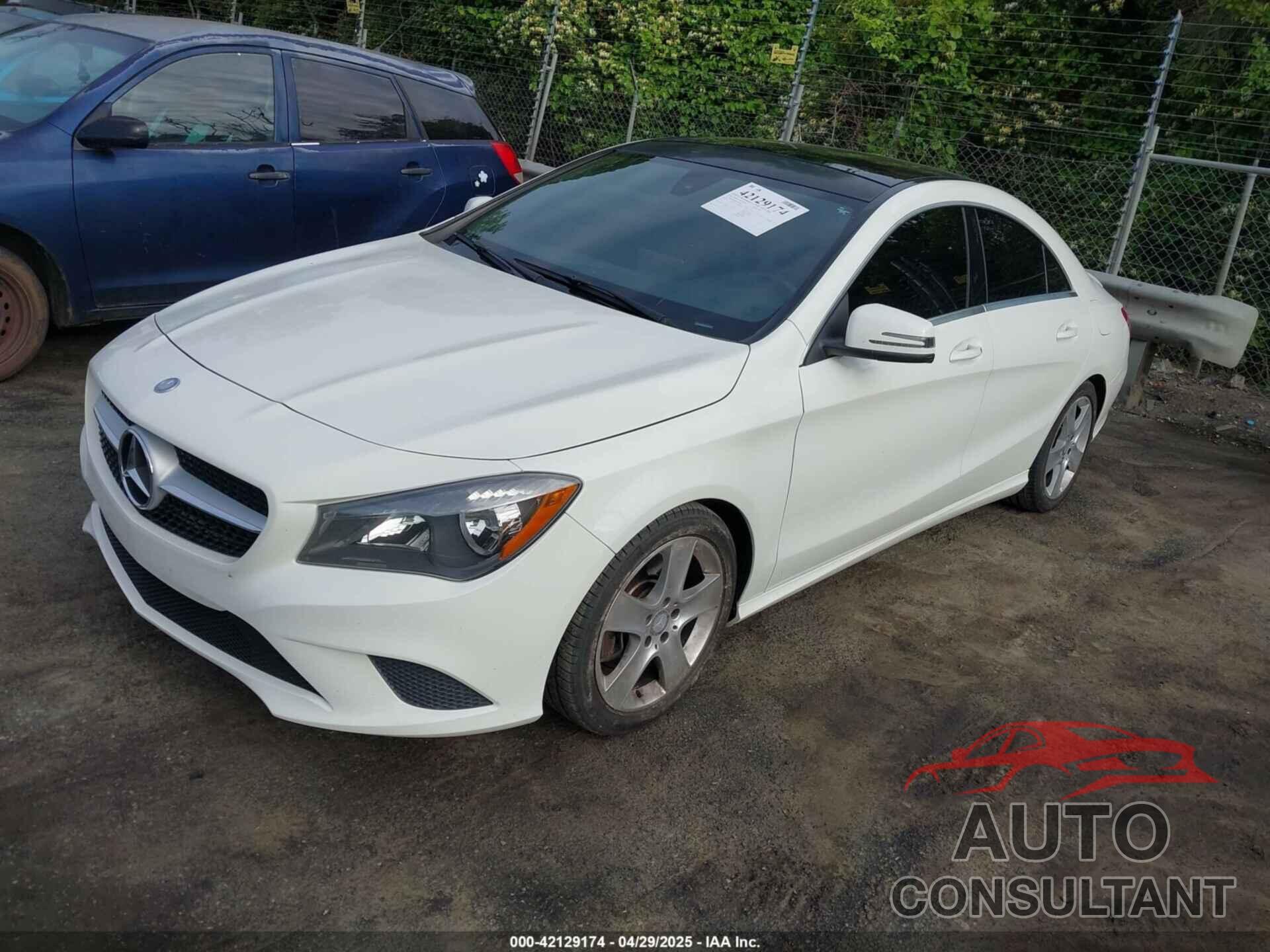 MERCEDES-BENZ CLA 250 2016 - WDDSJ4EB4GN338592